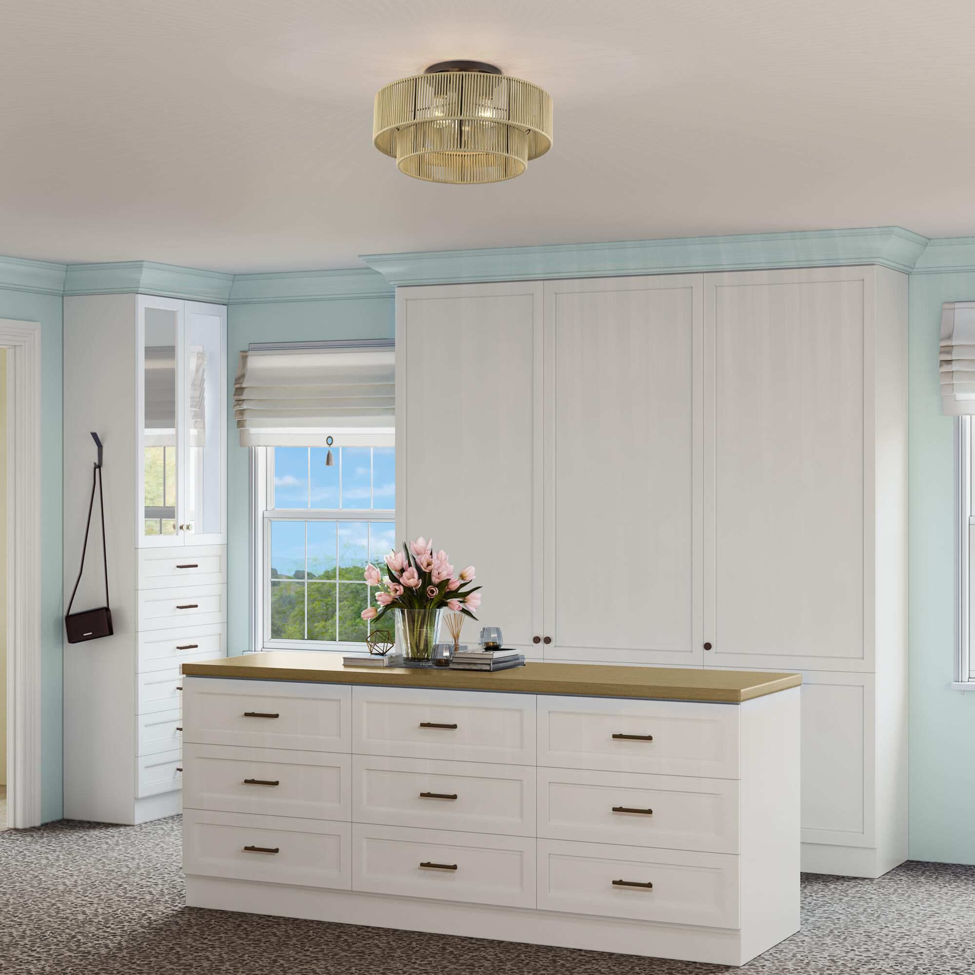 Acordia 18 Inch Semi Flush Mount by Livex Lighting