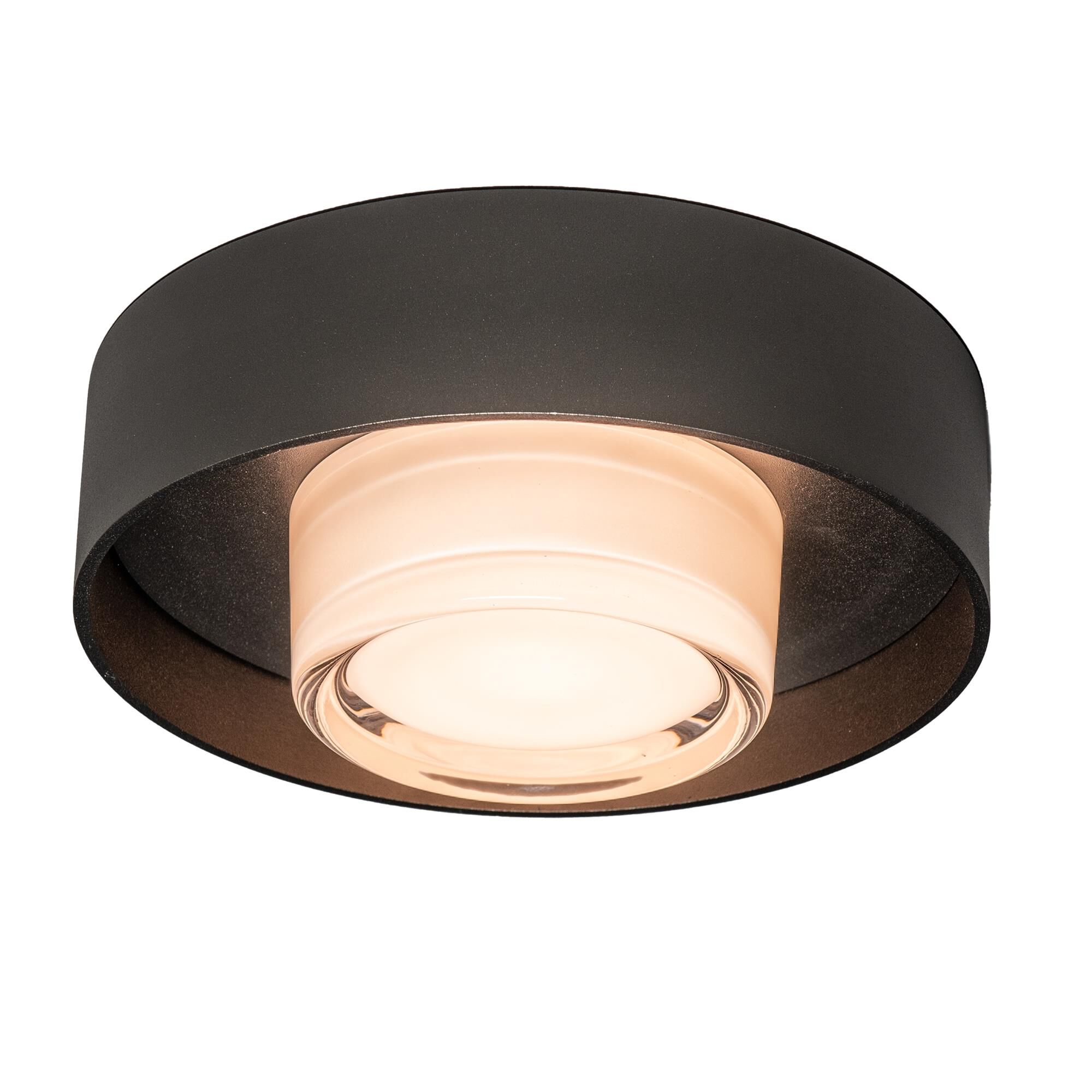 Shown in Oil Rubbed Bronze finish and Clear glass and Bronze accent