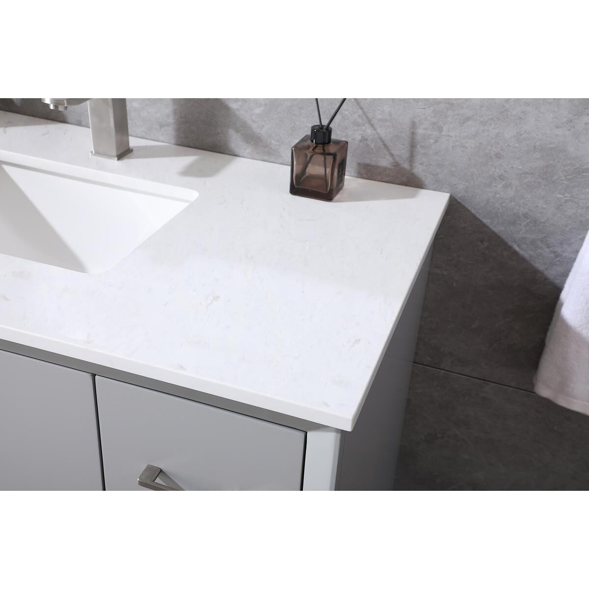 Shown in Grey finish