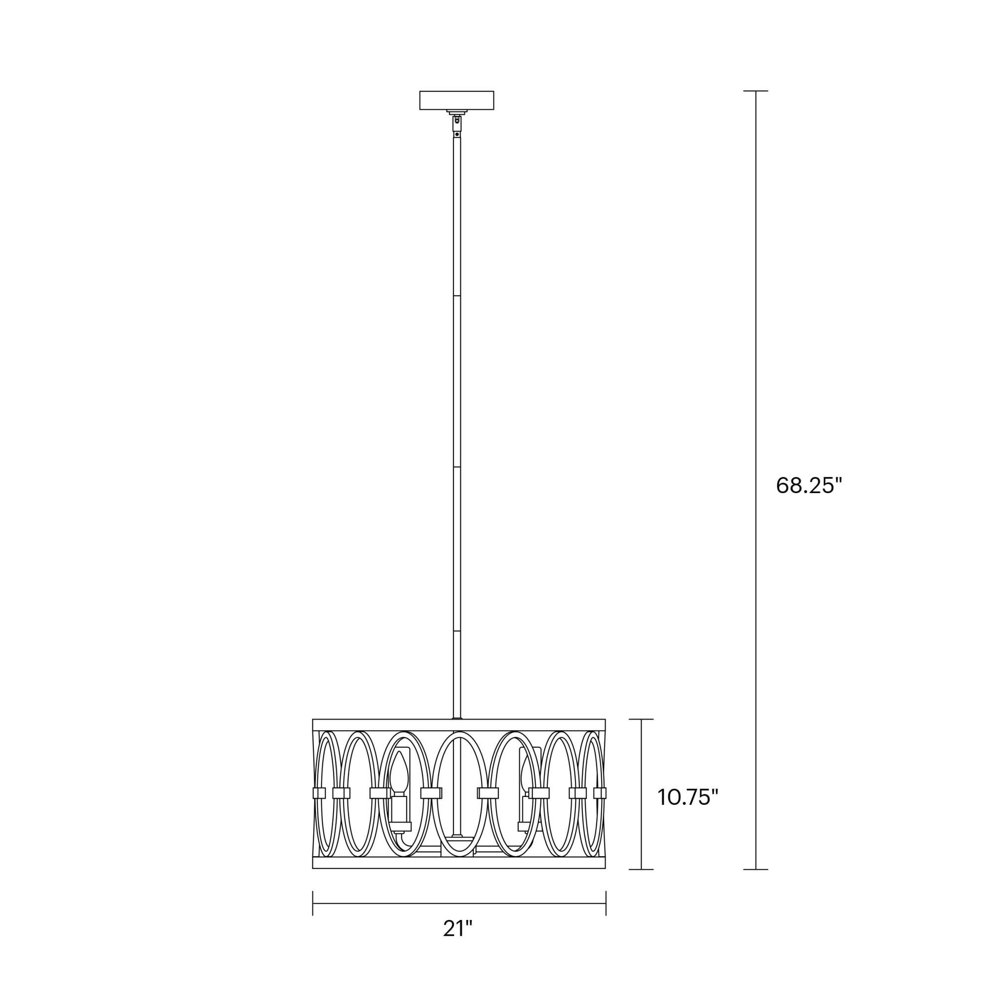 Sean Lavin Patrice 5 Light Mini Chandelier by Visual Comfort Studio Collection