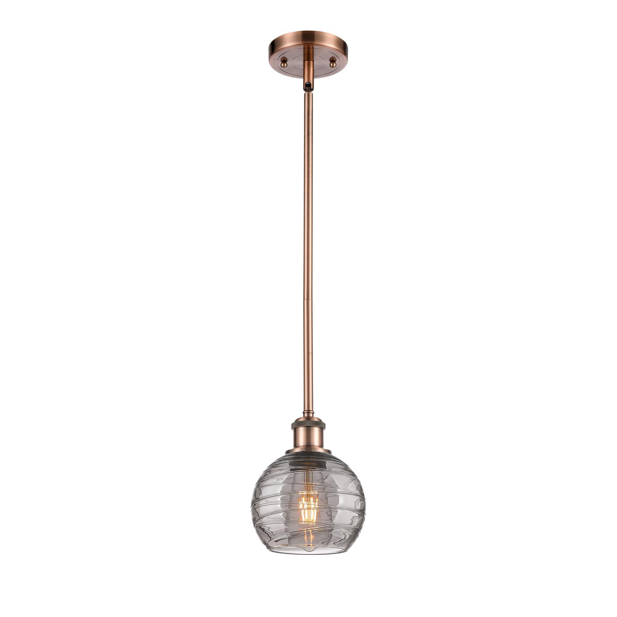 Bruno Marashlian Athens Deco Swirl 6 Inch Mini Pendant by Innovations Lighting