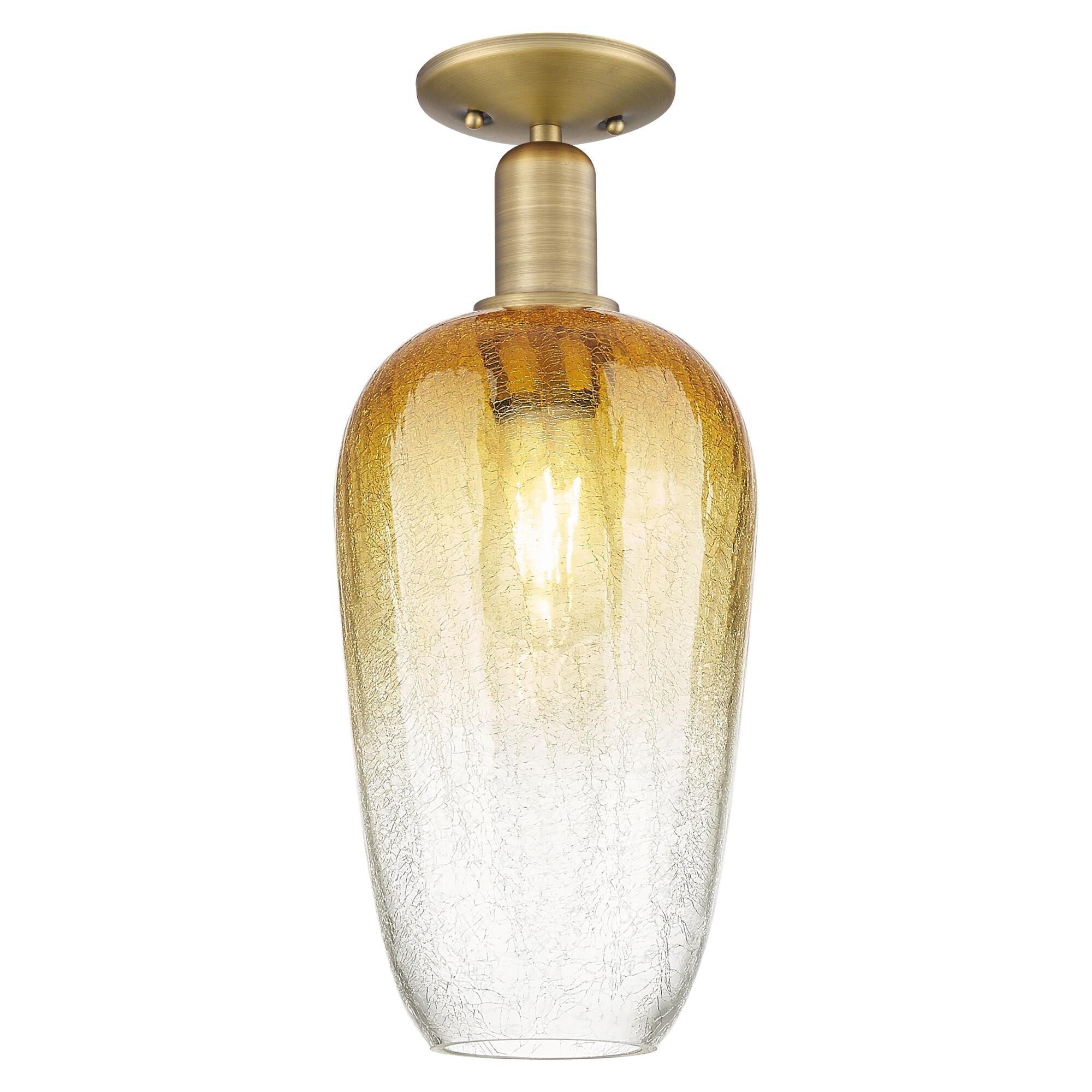 Bruno Marashlian Brookhaven Flute 7 Inch Semi Flush Mount by Innovations Lighting