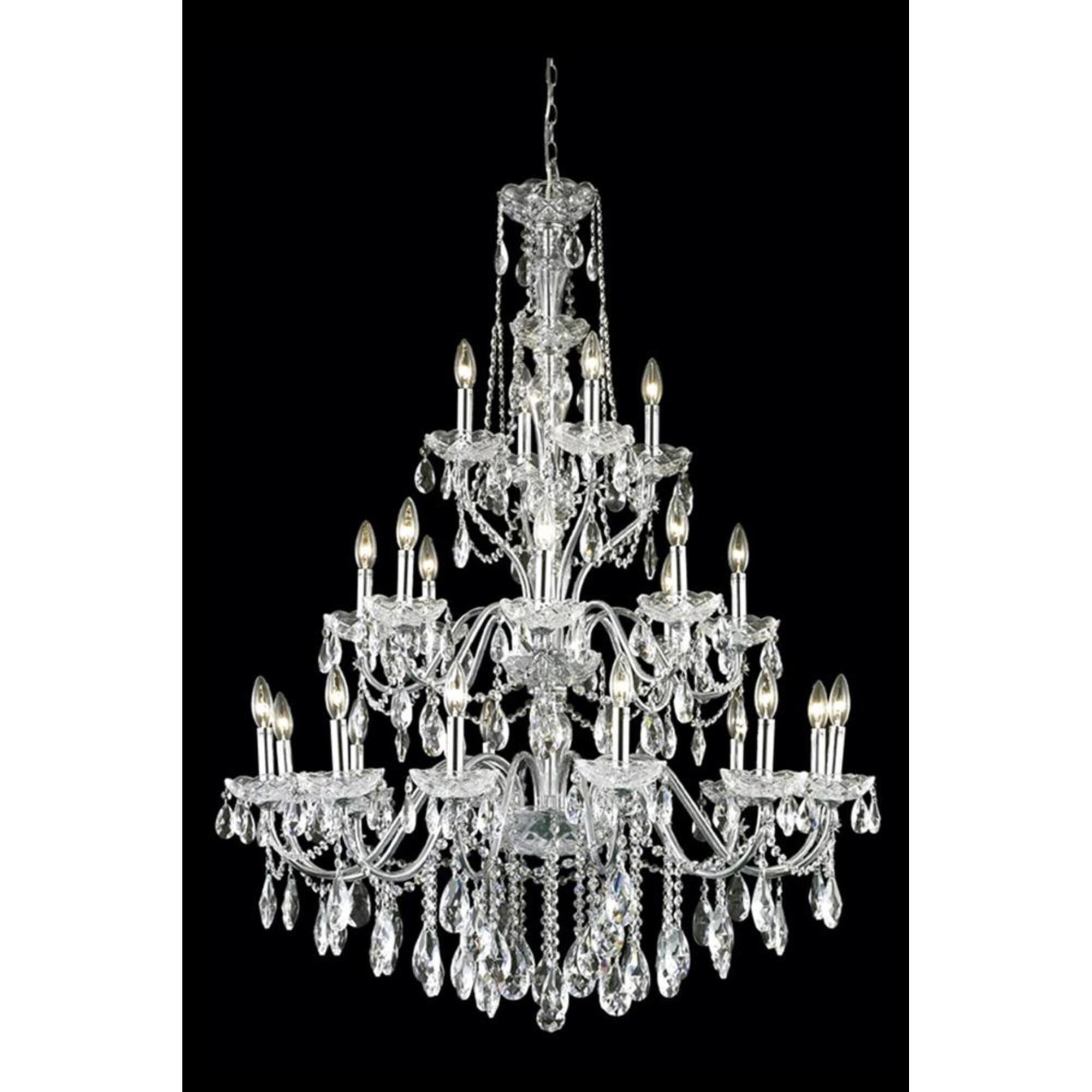St. Francis 36 Inch 24 Light Chandelier by Elegant Lighting