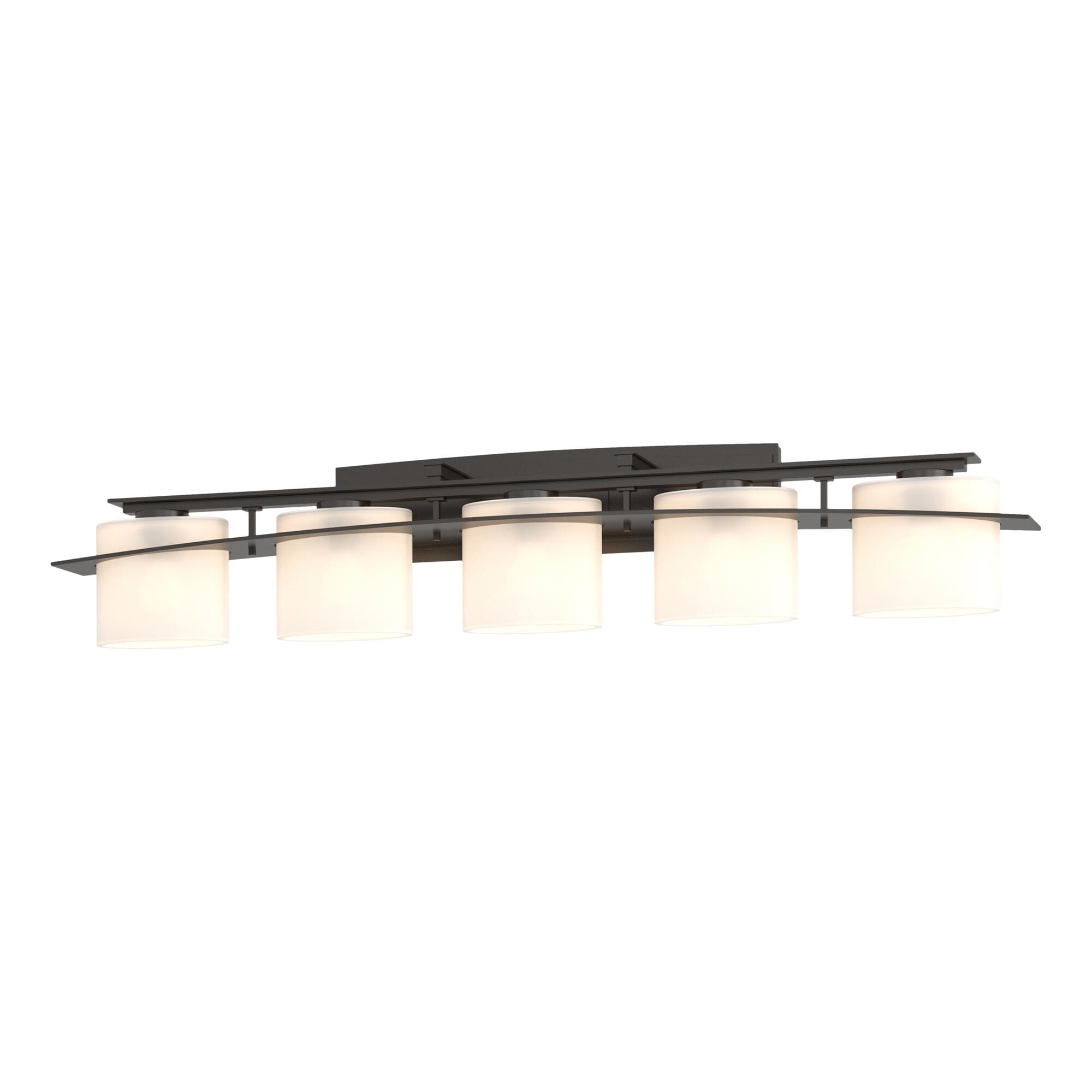 Shown in Oil Rubbed Bronze finish and Opal glass