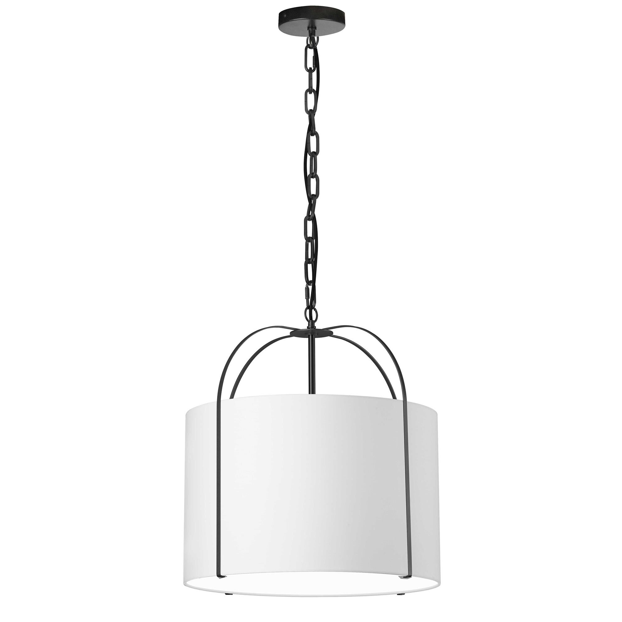 Shown in White finish and White shade