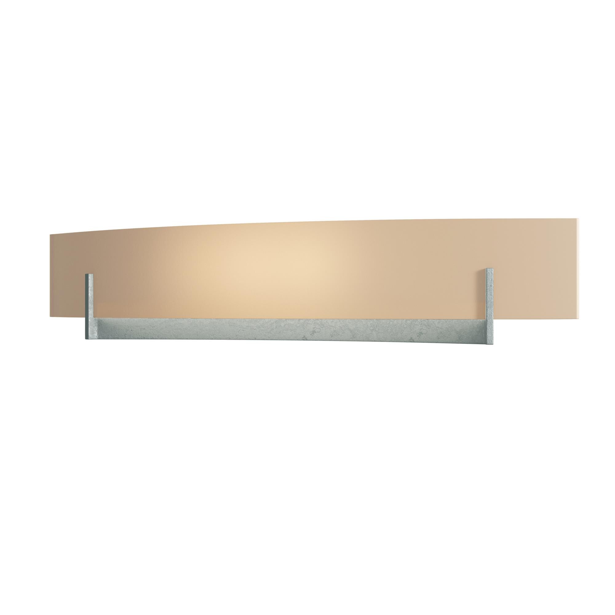 Shown in Vintage Platinum finish and Sand  glass