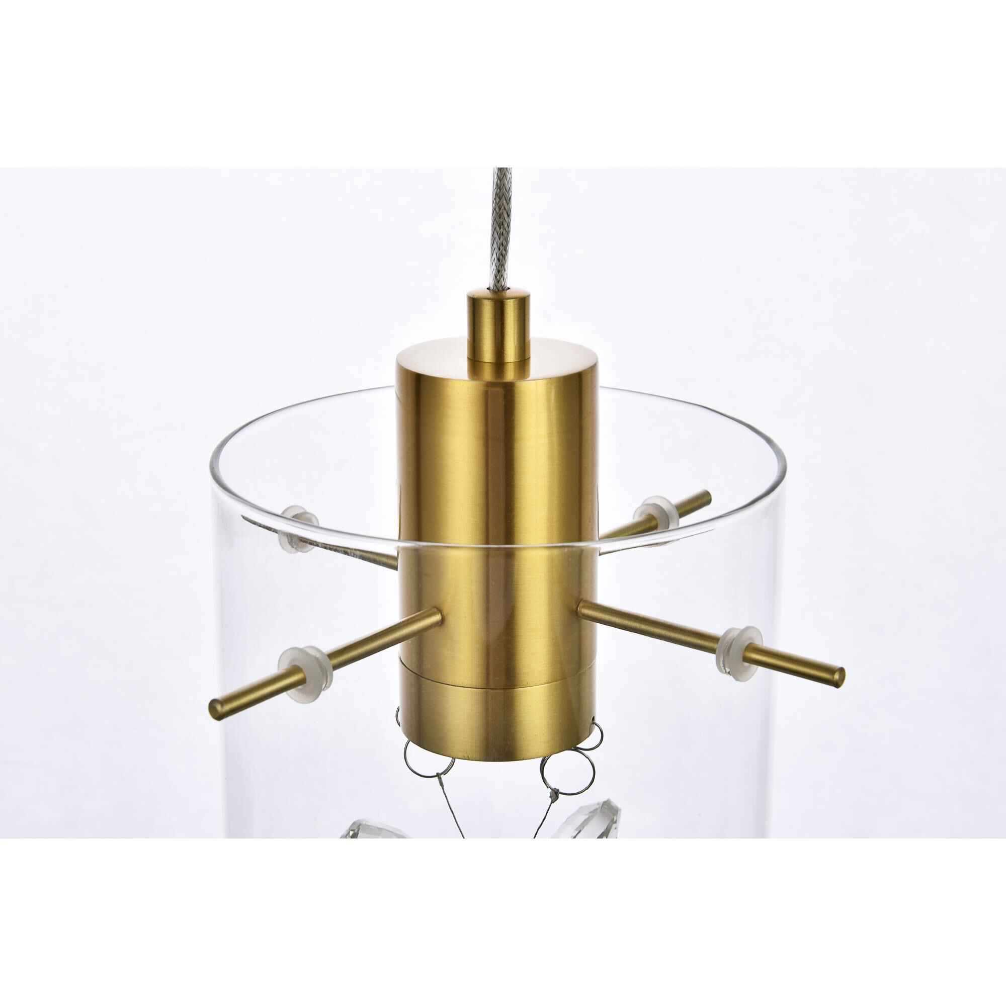 Hana 22 Inch 12 Light LED Multi Light Pendant by Elegant Lighting