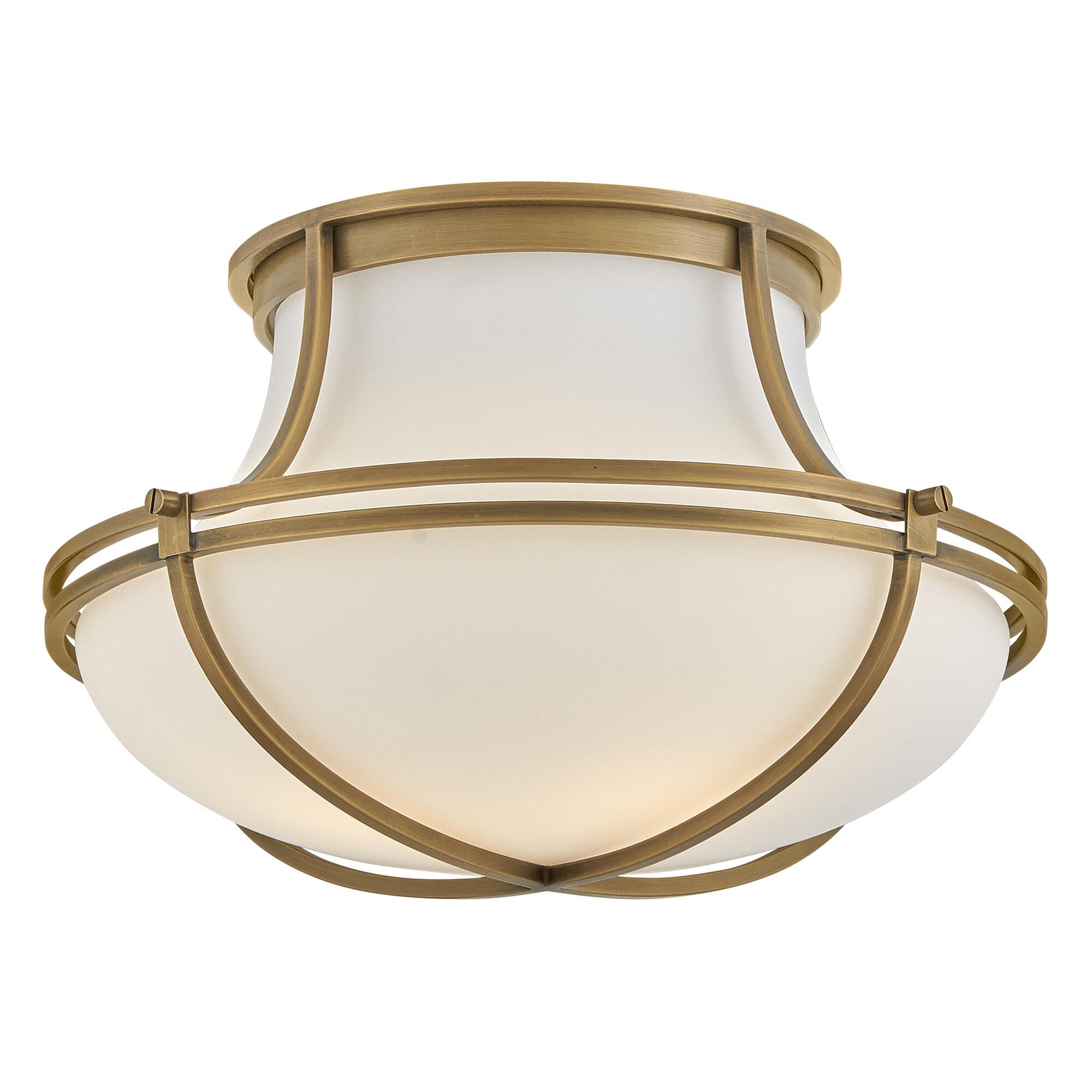Saddler 15 Inch 3 Light Flush Mount,