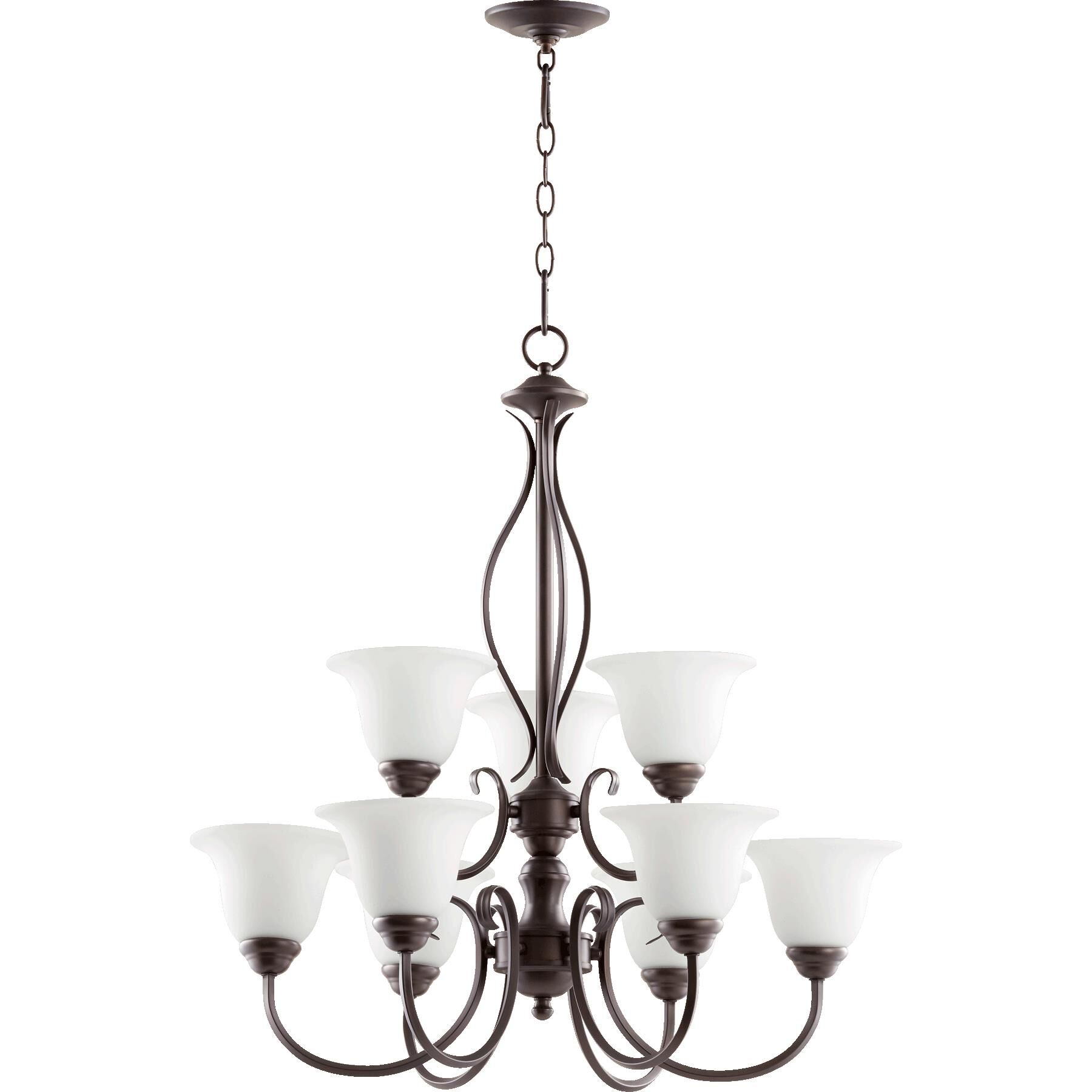 Spencer 29 Inch 9 Light Chandelier by Quorum International