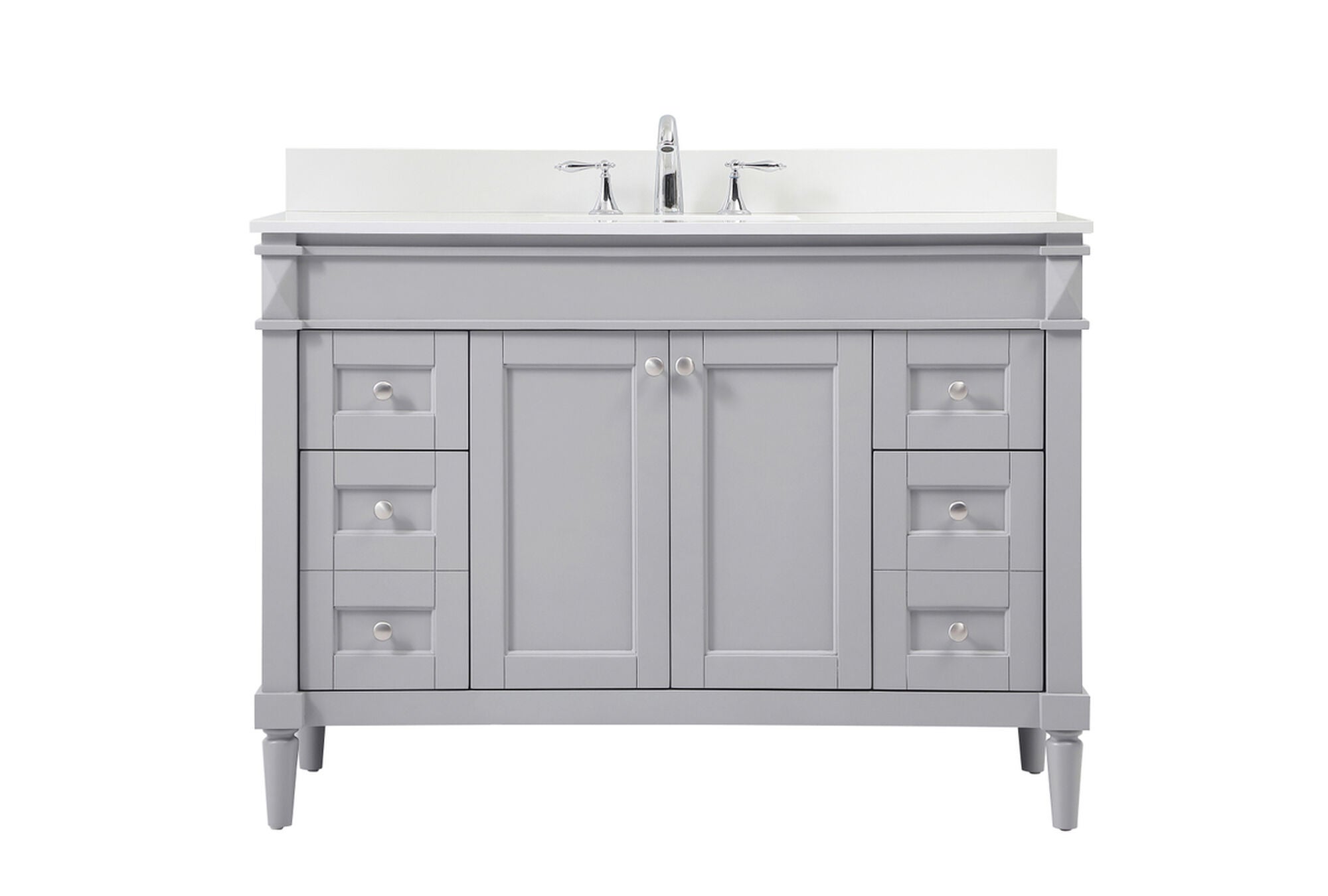 Shown in Grey finish