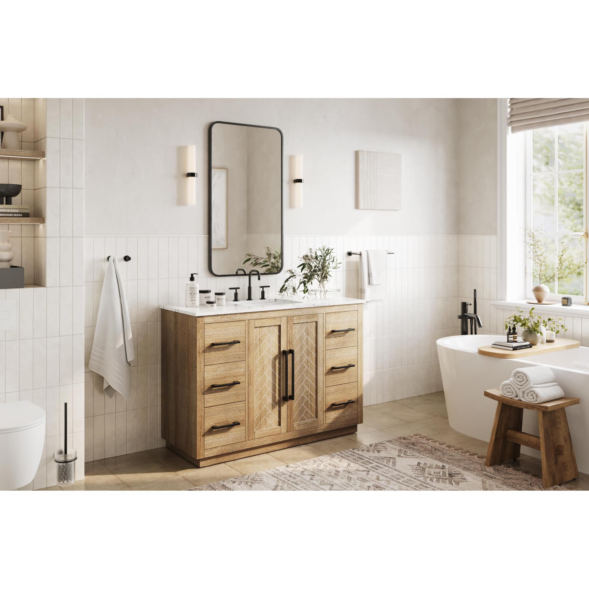 Chase 48 Inch Bath Vanity by Elegant Dcor