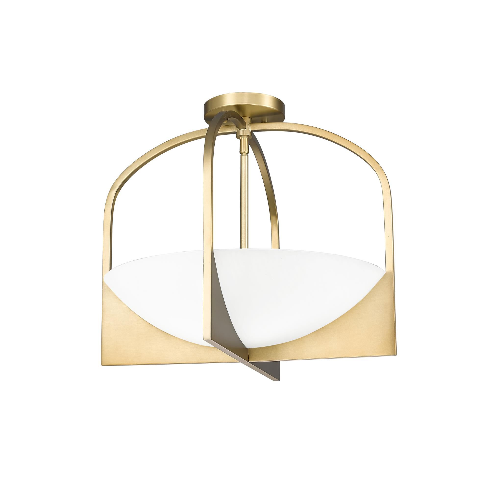 Shown in Modern Gold finish and Sand Blast shade