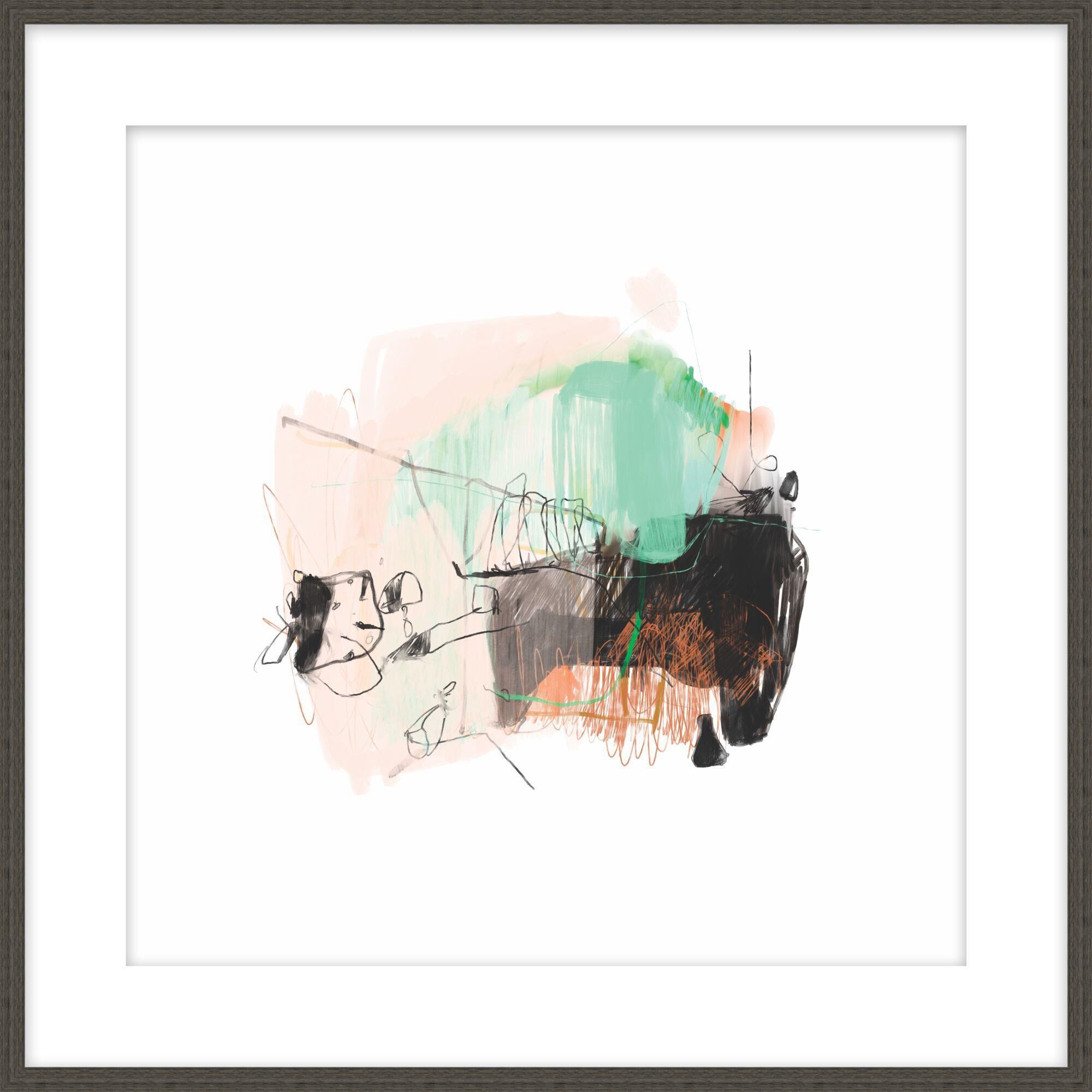 Yonin Salmon Mint Gum Print by LEVEL57