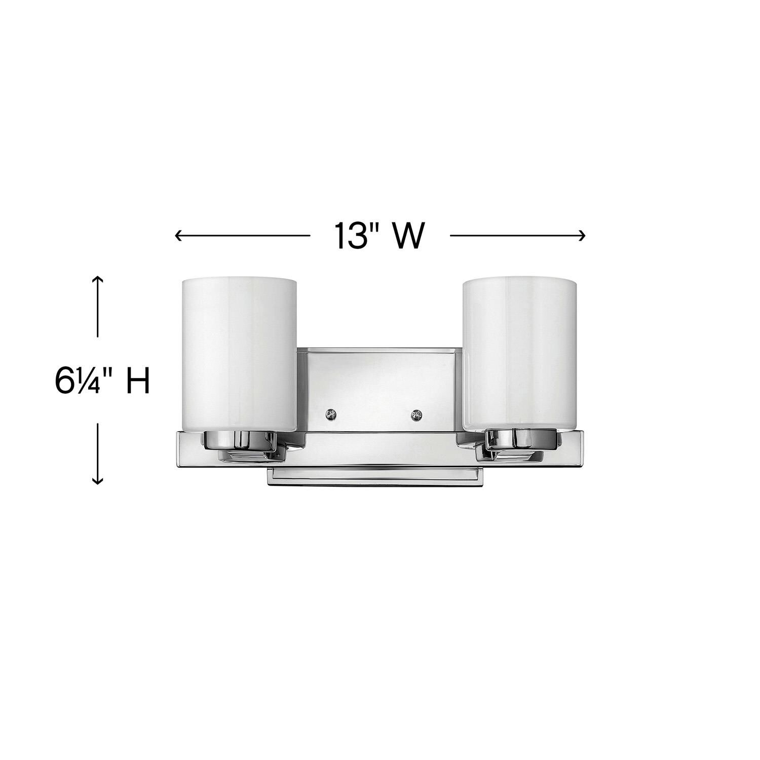 Miley 13 Inch 2 Light Bath Vanity Light by Hinkley Lighting