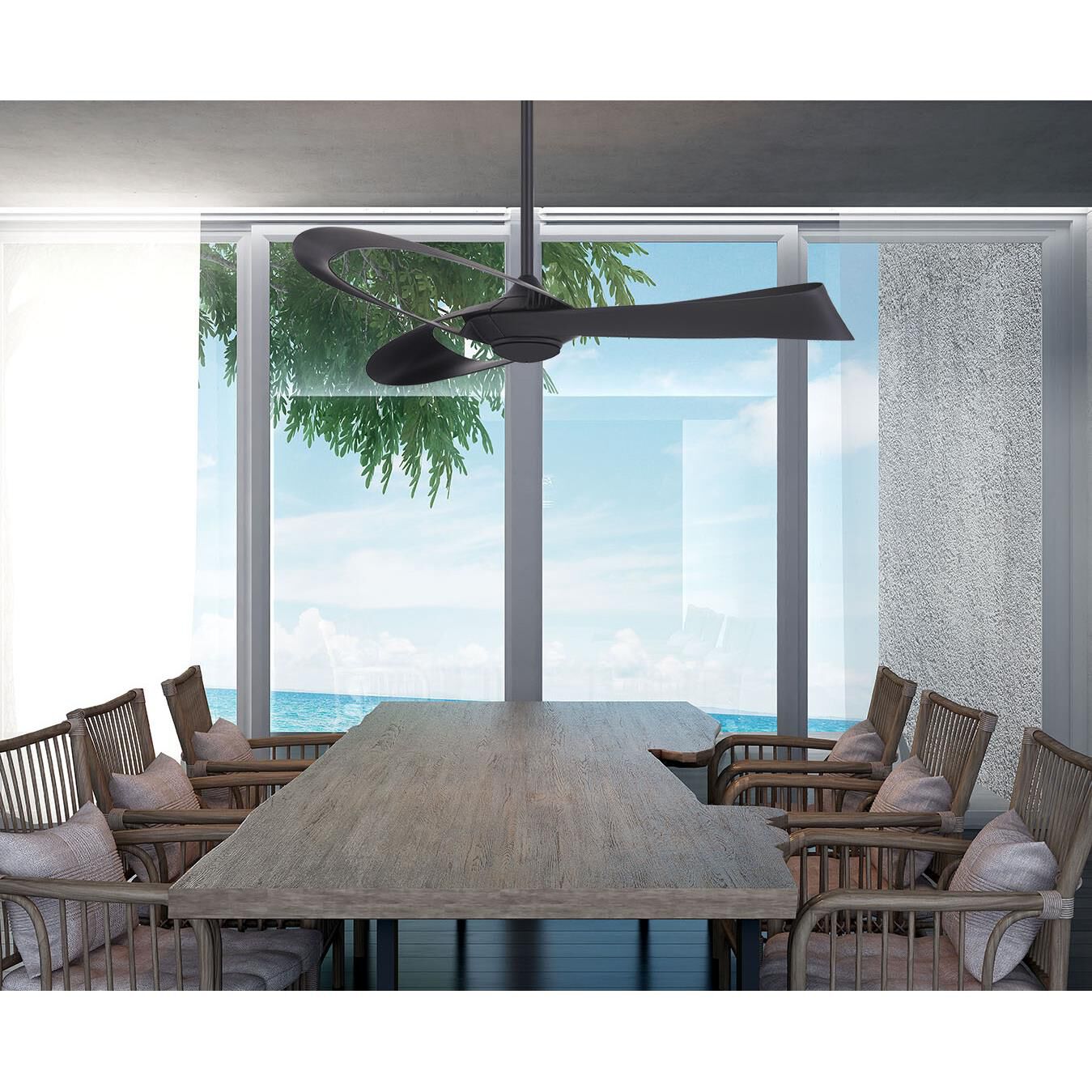 Bowie Outdoor Rated 52 Inch Ceiling Fan by Minka Aire