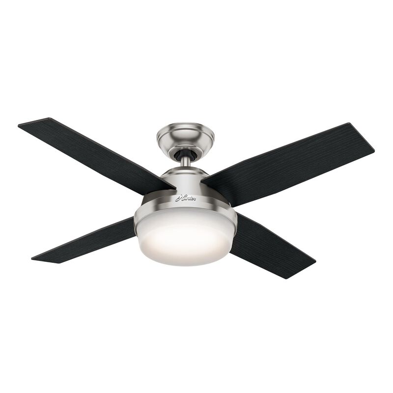 Dempsey 44 Inch Ceiling Fan with Light Kit by Hunter Fan