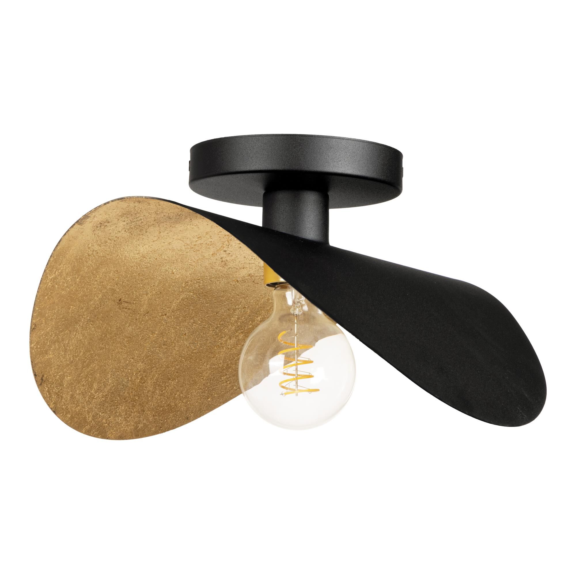 Shown in Black and Gold Leaf finish