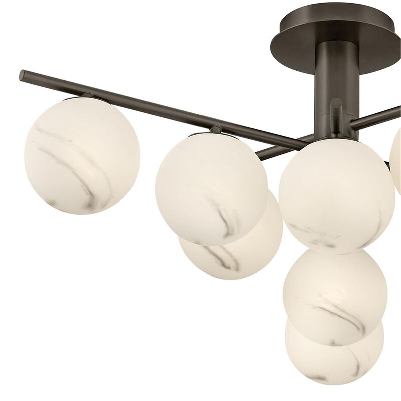 Selene 30 Inch Semi Flush Mount by Fredrick Ramond