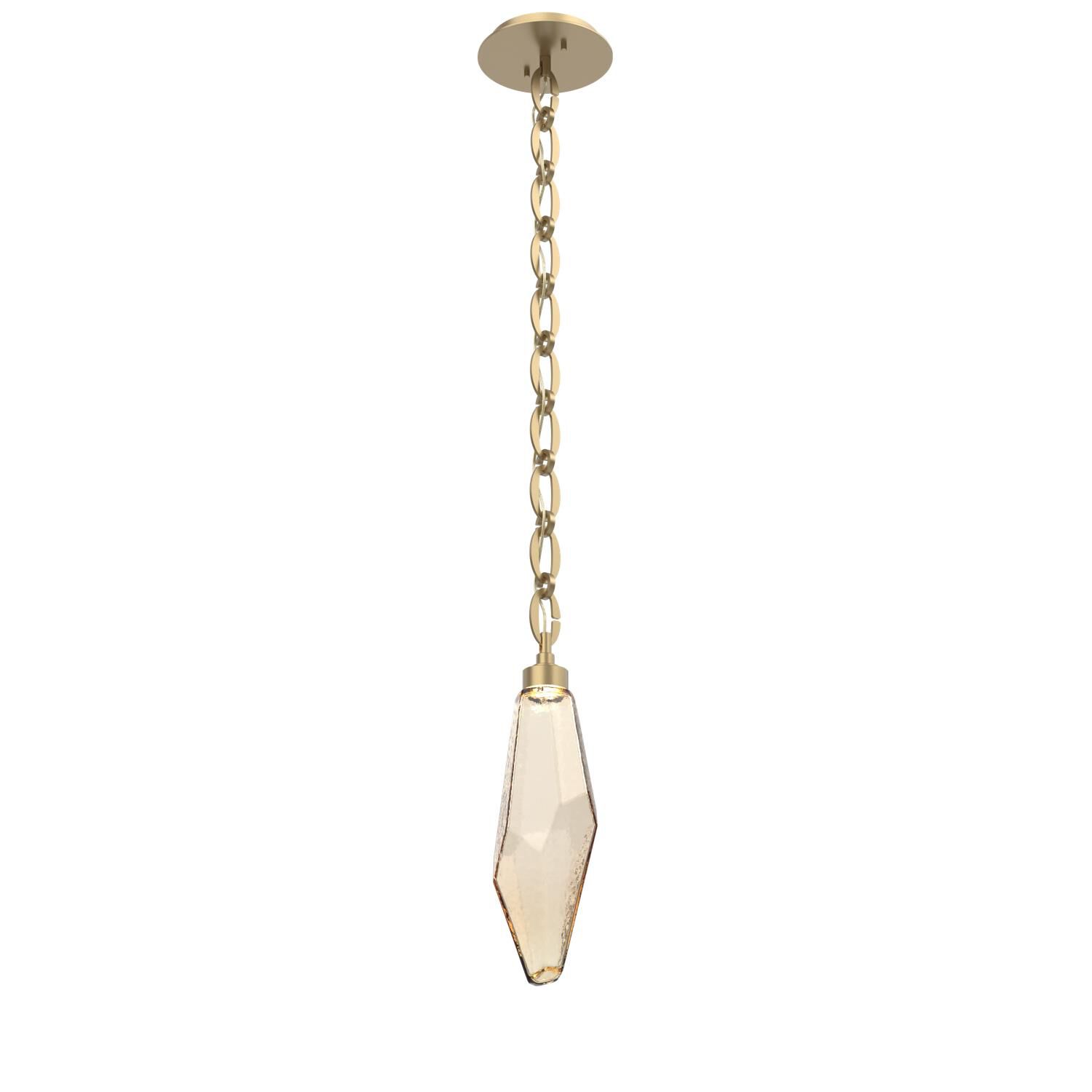 Levi Wilson Rock Crystal 6 Inch Mini Pendant by Hammerton Studio