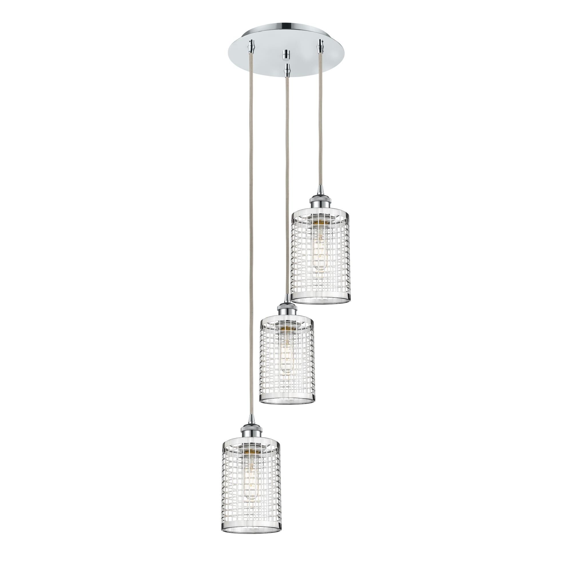 Bruno Marashlian Nestbrook 9 Inch 3 Light Multi Light Pendant by Innovations Lighting