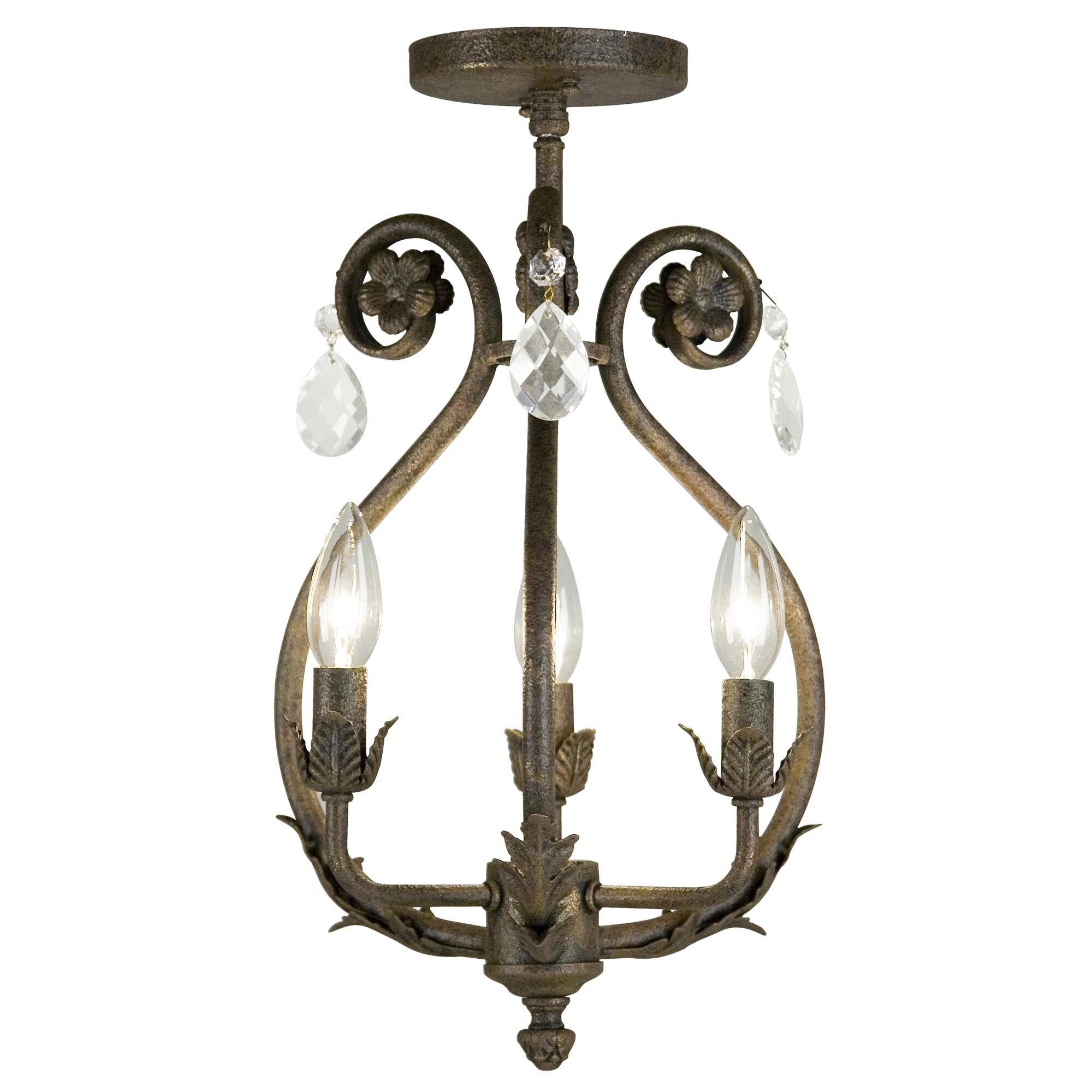 Antonia 12 Inch 2 Light Mini Chandelier by Meyda Lighting