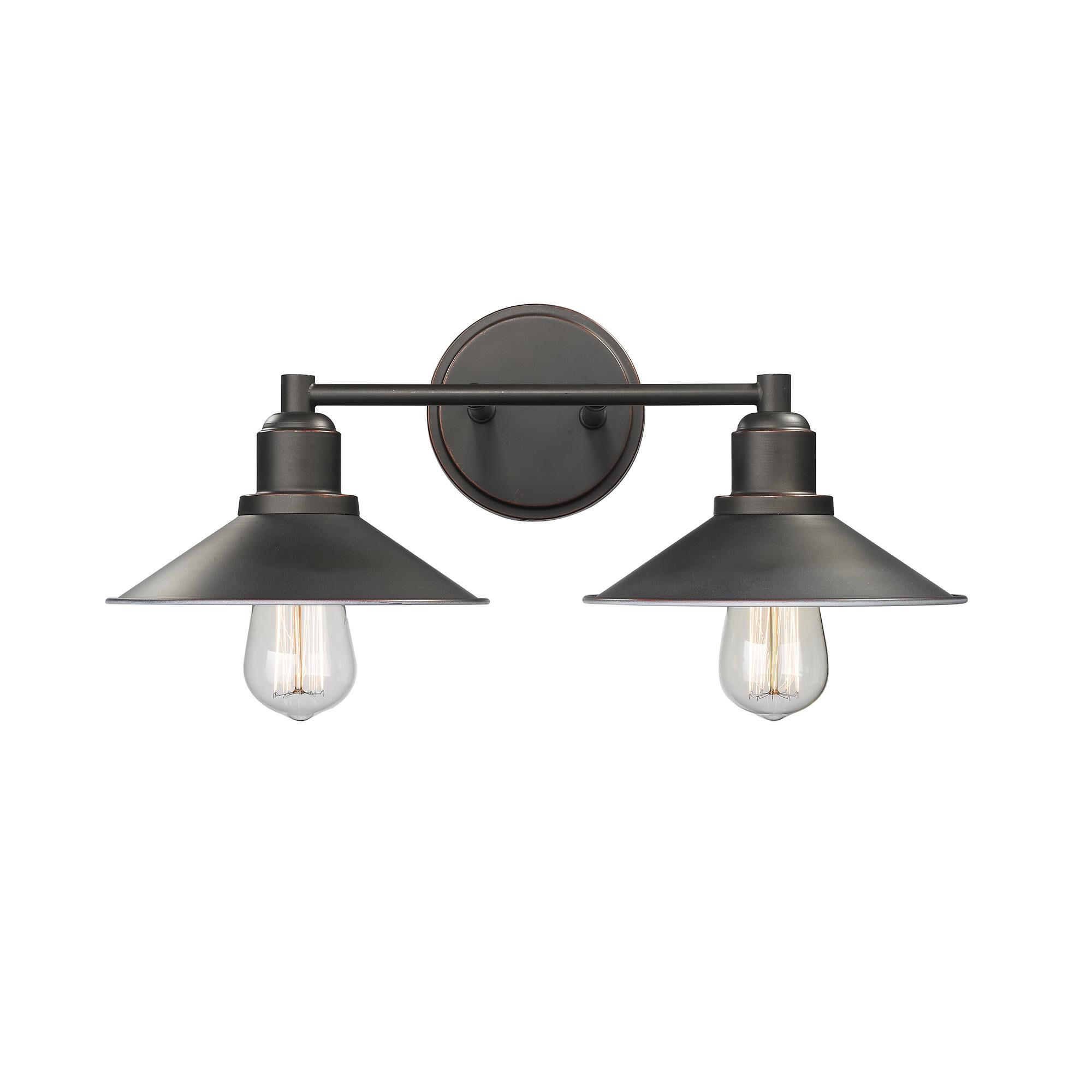 Shown in Olde Bronze finish and Steel glass and Steel shade
