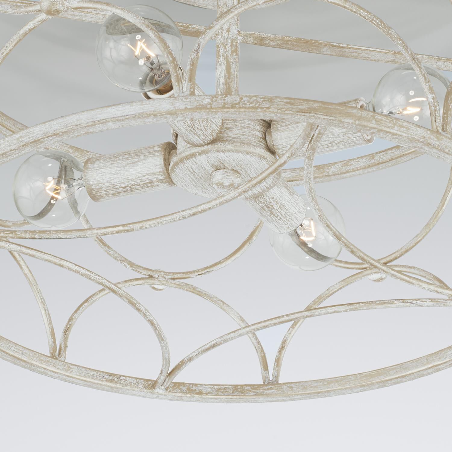 Ricci 15 Inch 4 Light Semi Flush Mount by Capital Lighting Fixture Company