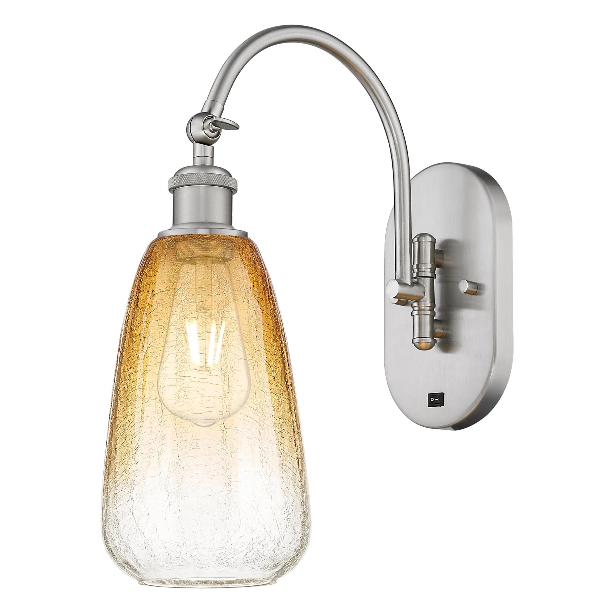 Bruno Marashlian Brookhaven Almond 6 Inch Wall Swing Lamp by Innovations Lighting