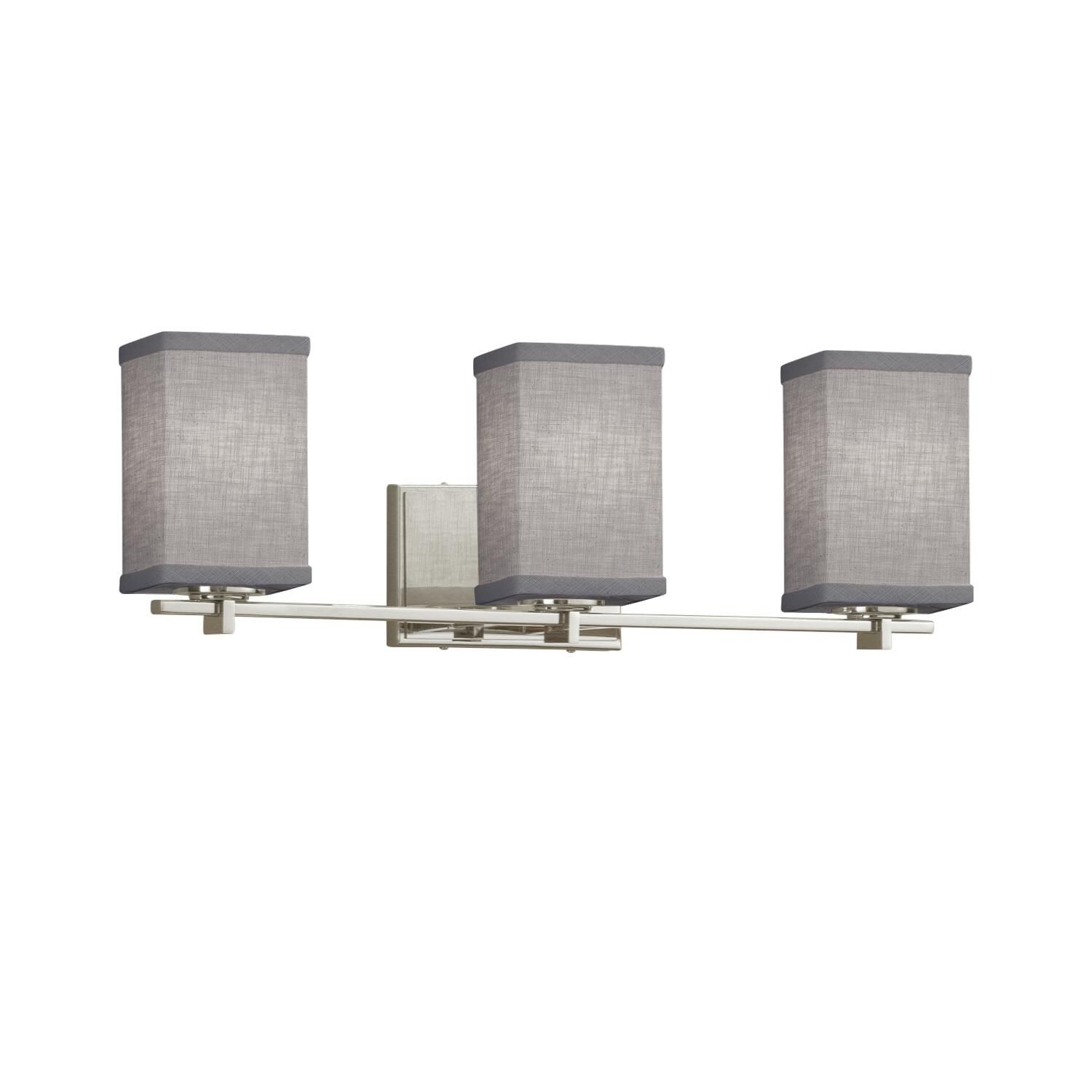 Textile 24 Inch 3 Light Bath Vanity Light by Justice Design Group