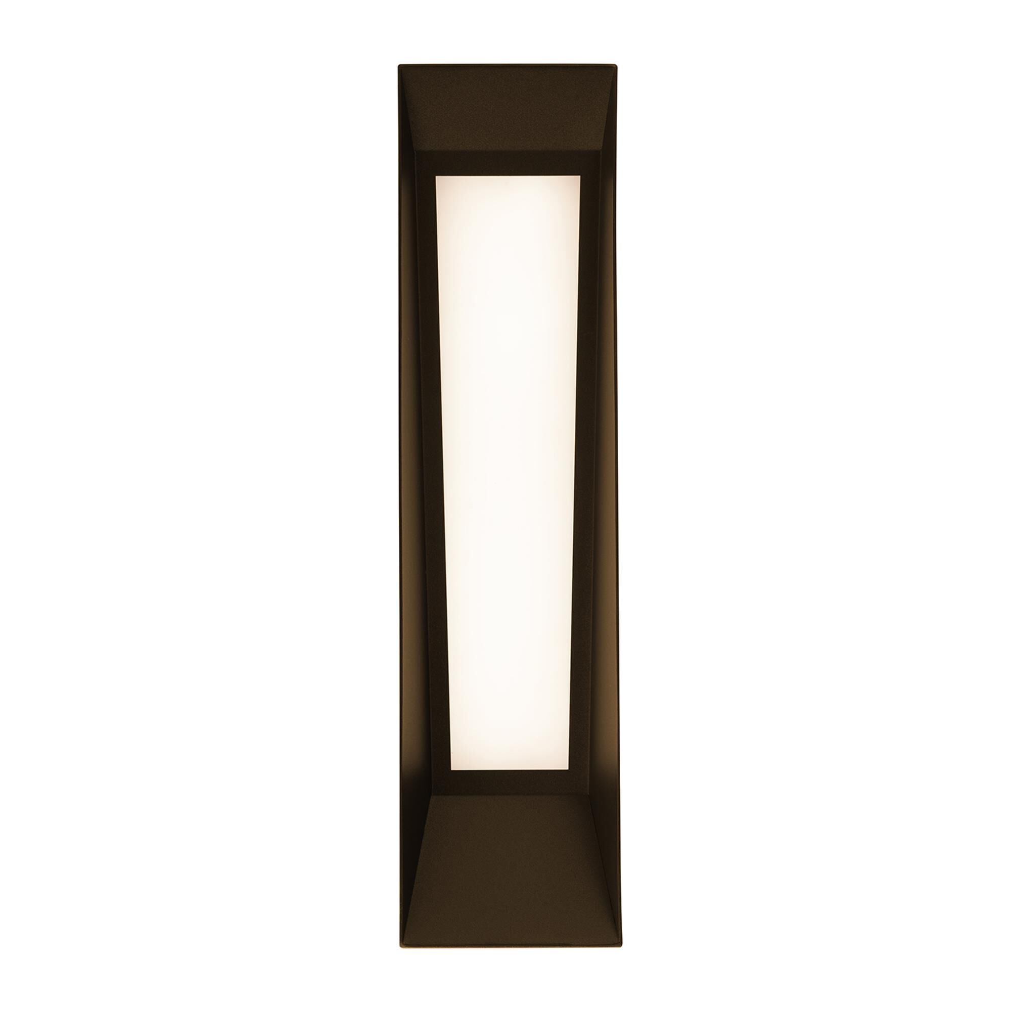 Shown in Bronze finish and White Acrylic glass