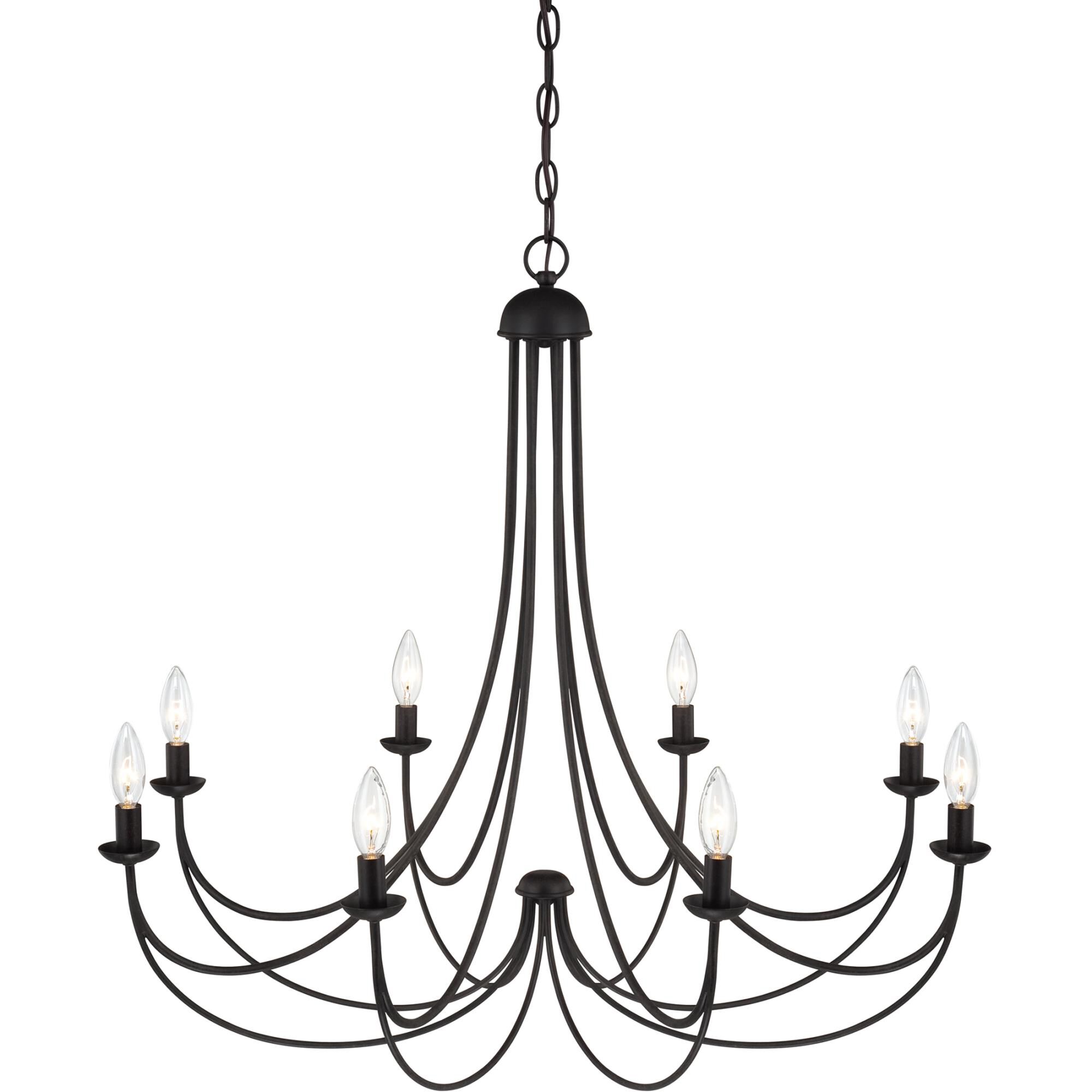 Mirren 32 Inch 8 Light Chandelier by Quoizel