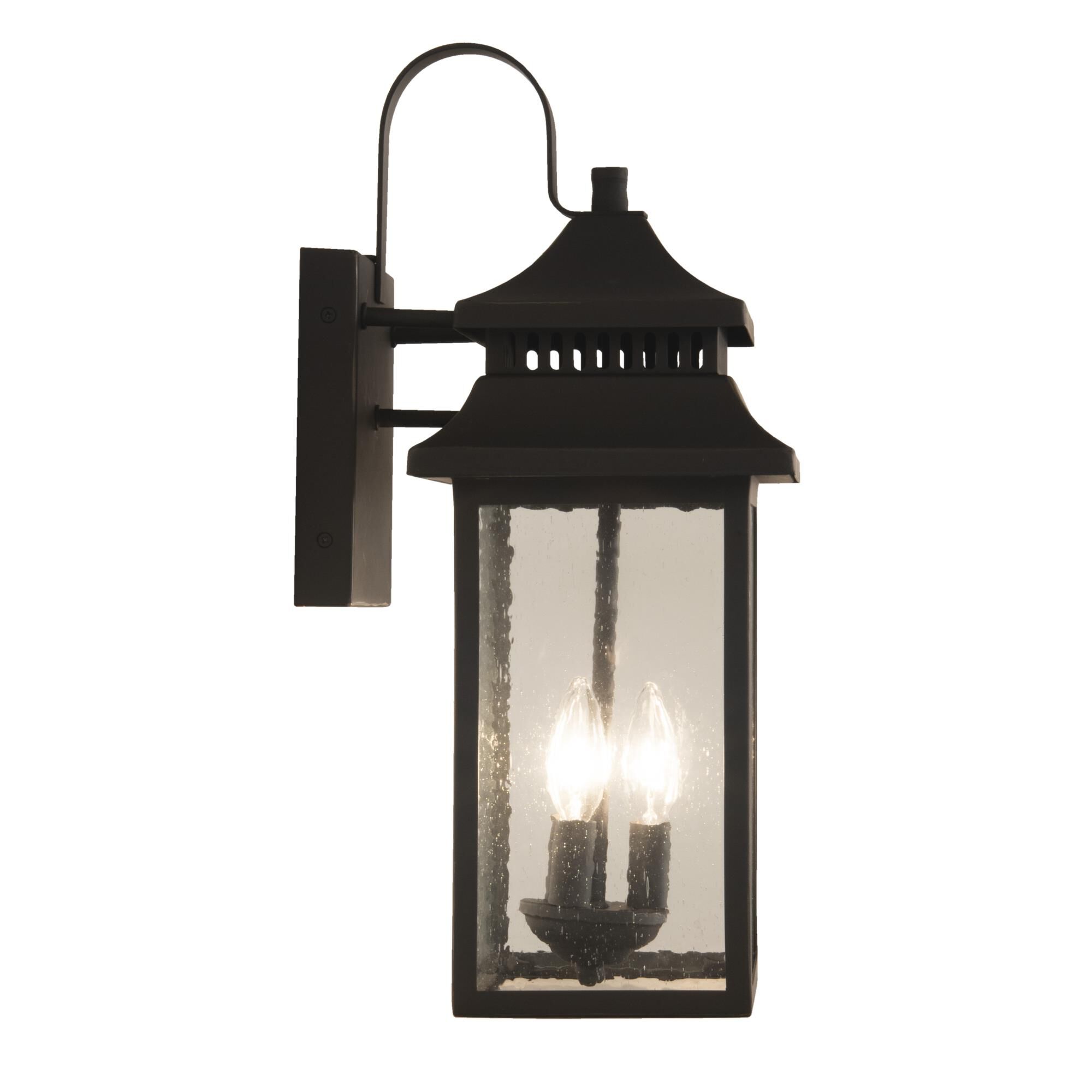 Crossbend 20 Inch Tall 3 Light Outdoor Wall Light by Craftmade