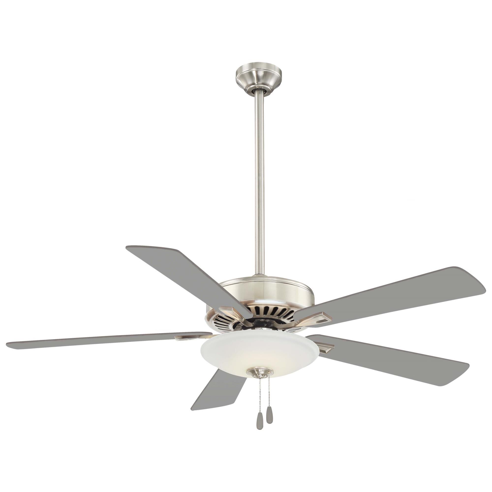 Contractor 52 Inch Ceiling Fan with Light Kit by Minka Aire