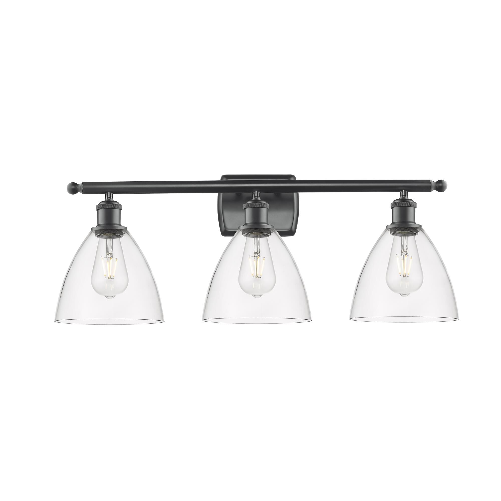 Bruno Marashlian Ballston Dome 28 Inch 3 Light Bath Vanity Light by Innovations Lighting