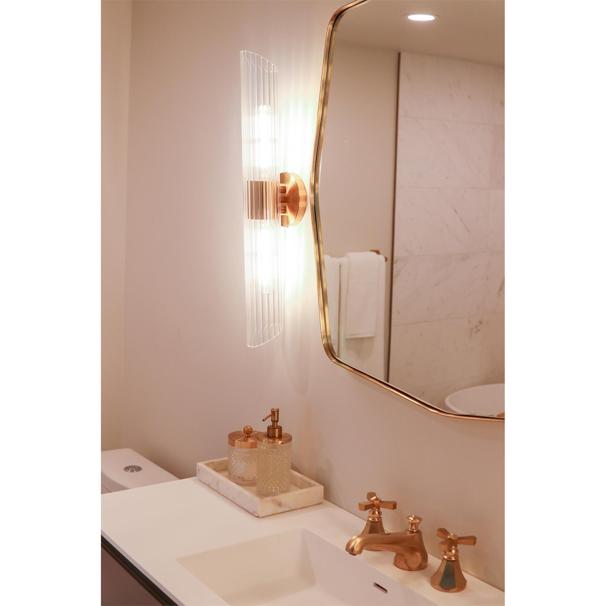 Samantha 25 Inch 2 Light Bath Vanity Light by Dainolite