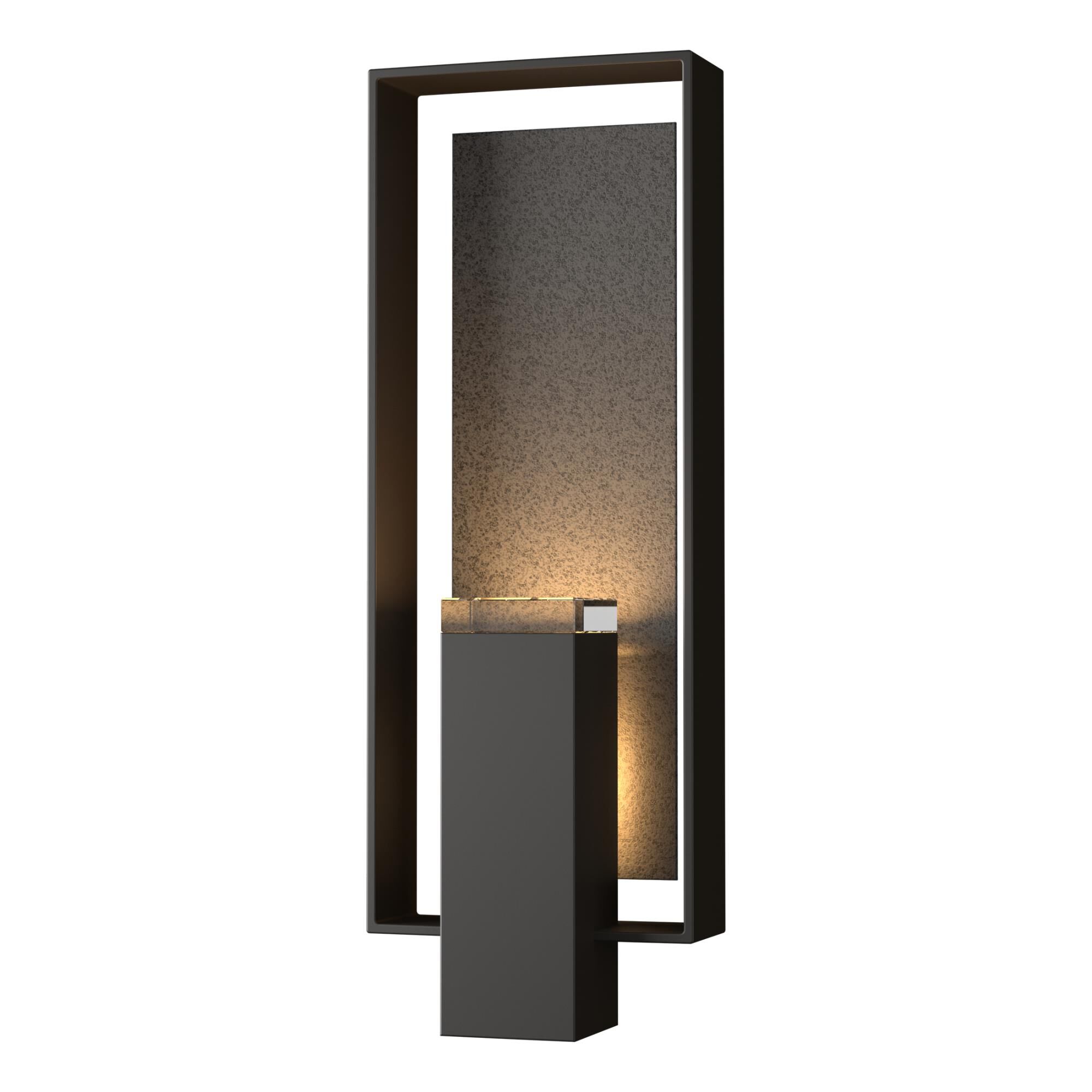 Shown in Coastal Oil Rubbed Bronze finish and Clear glass and Coastal Natural Iron (20) accent