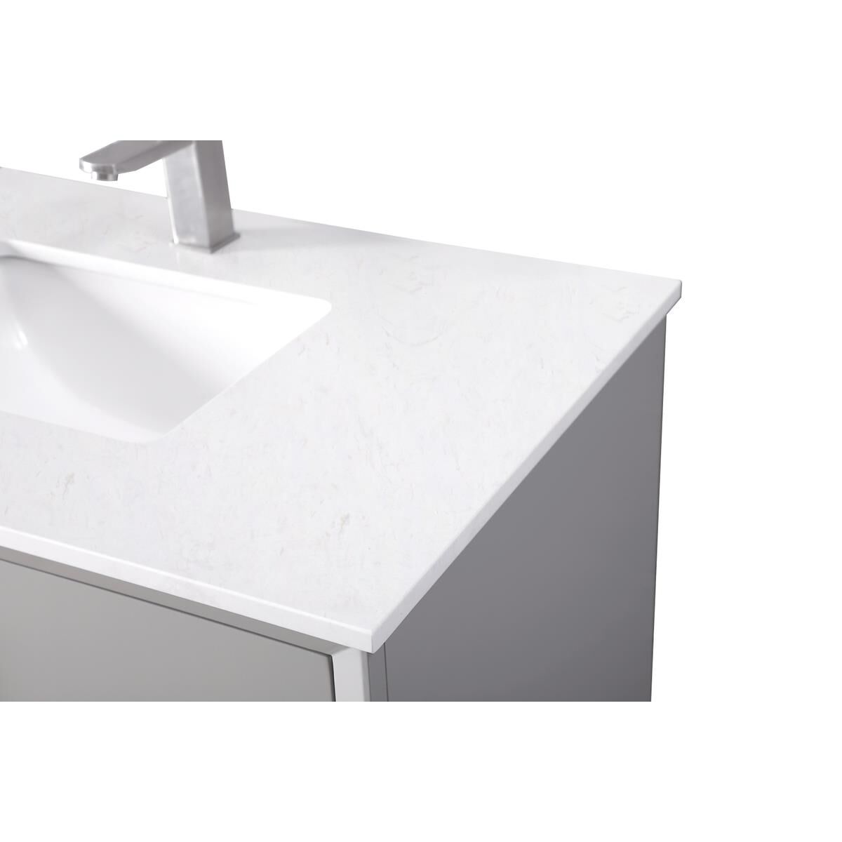 Shown in Grey finish