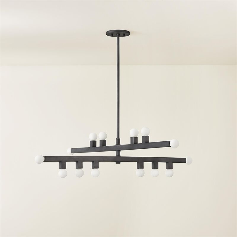 The Lifestyled Co Sutter Large Chandelier by Mitzi