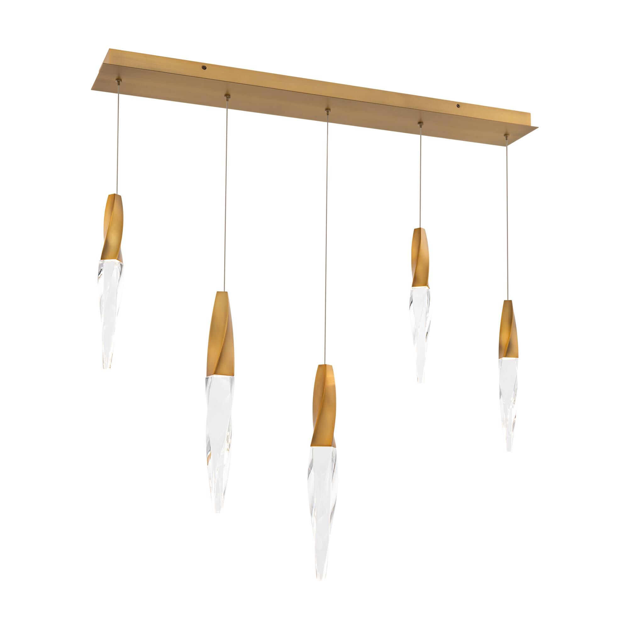 Kindjal Linear Suspension Light by Schonbek Beyond