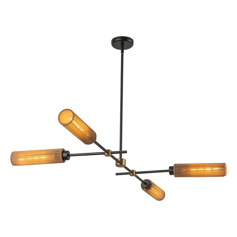 Colby Medium Linear Chandelier by Alora Mood