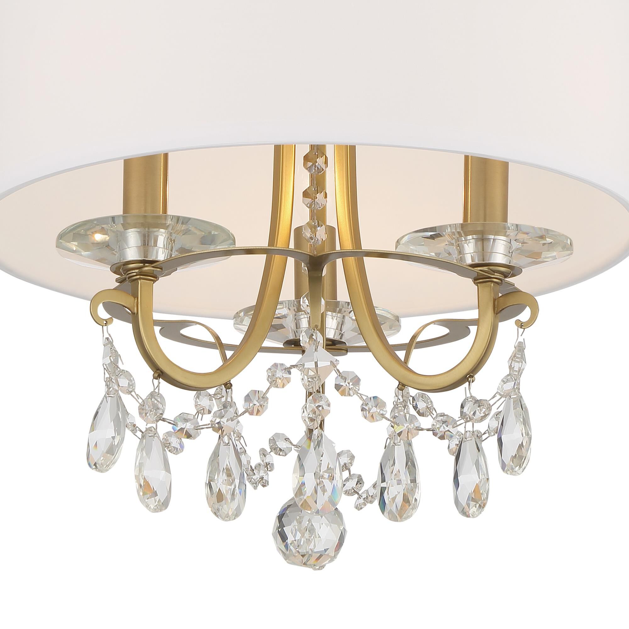 Othello 15 Inch 3 Light Mini Chandelier by Crystorama