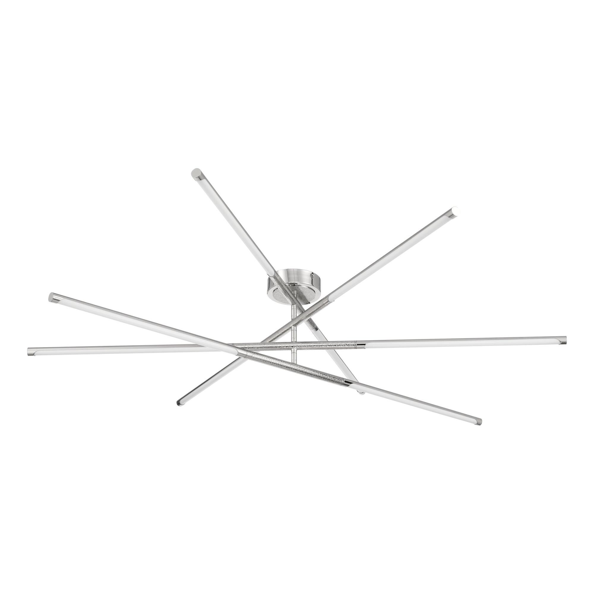 Shown in Polished Nickel finish and White glass