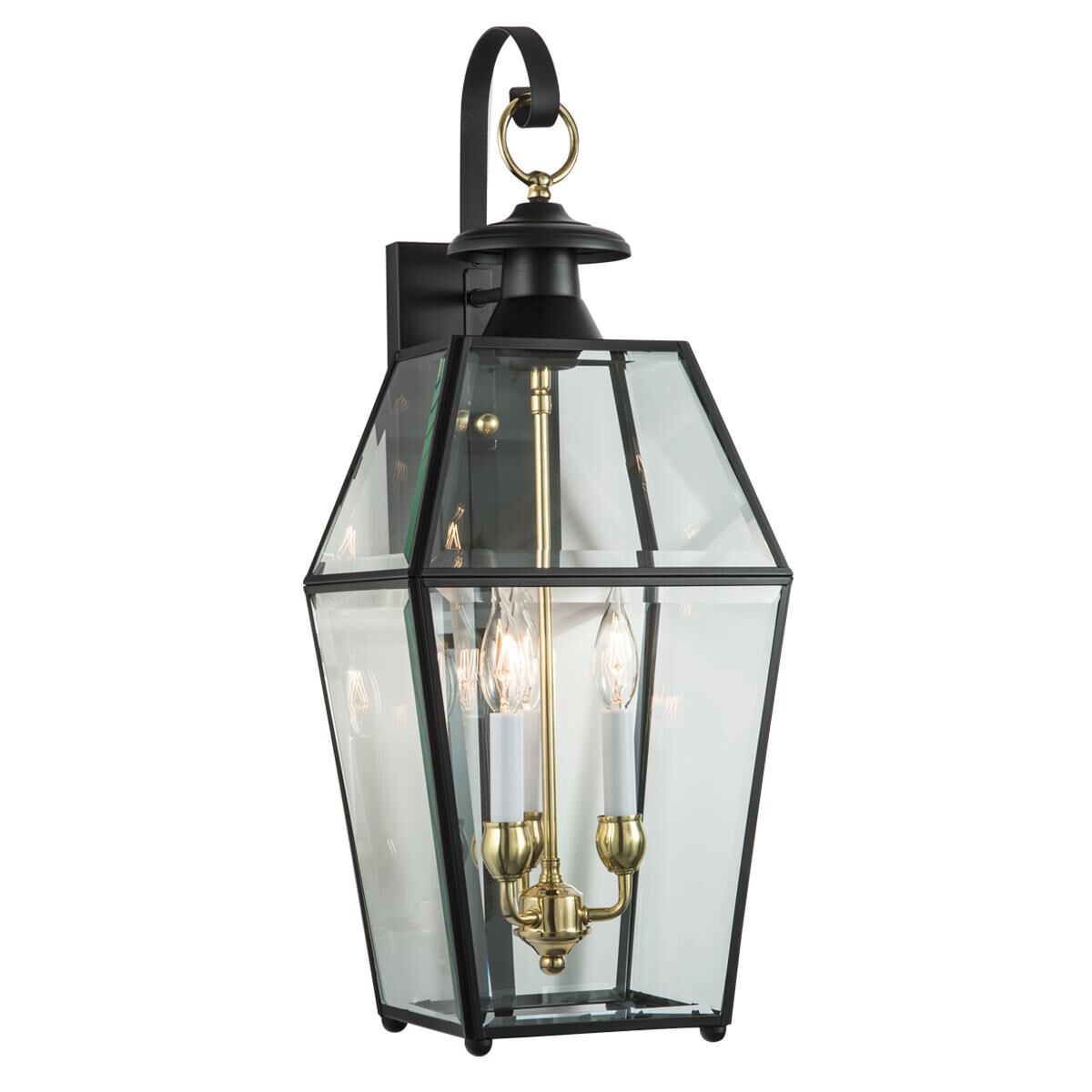 Olde 28 Inch Tall 3 Light Outdoor Wall Light by Norwell