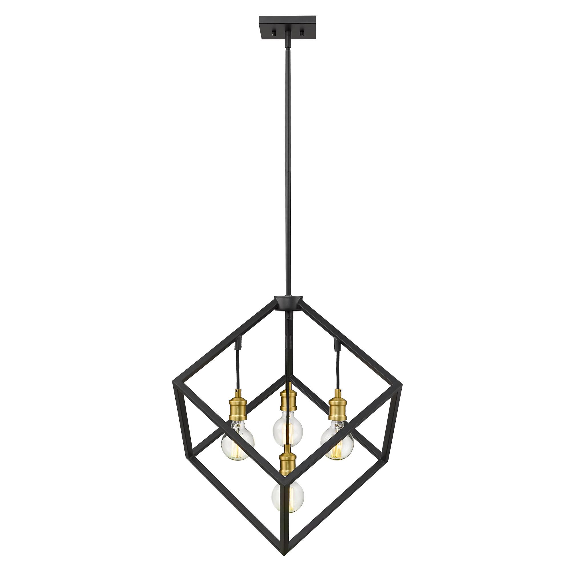 Vertical 24 Inch 4 Light Chandelier by Z-Lite