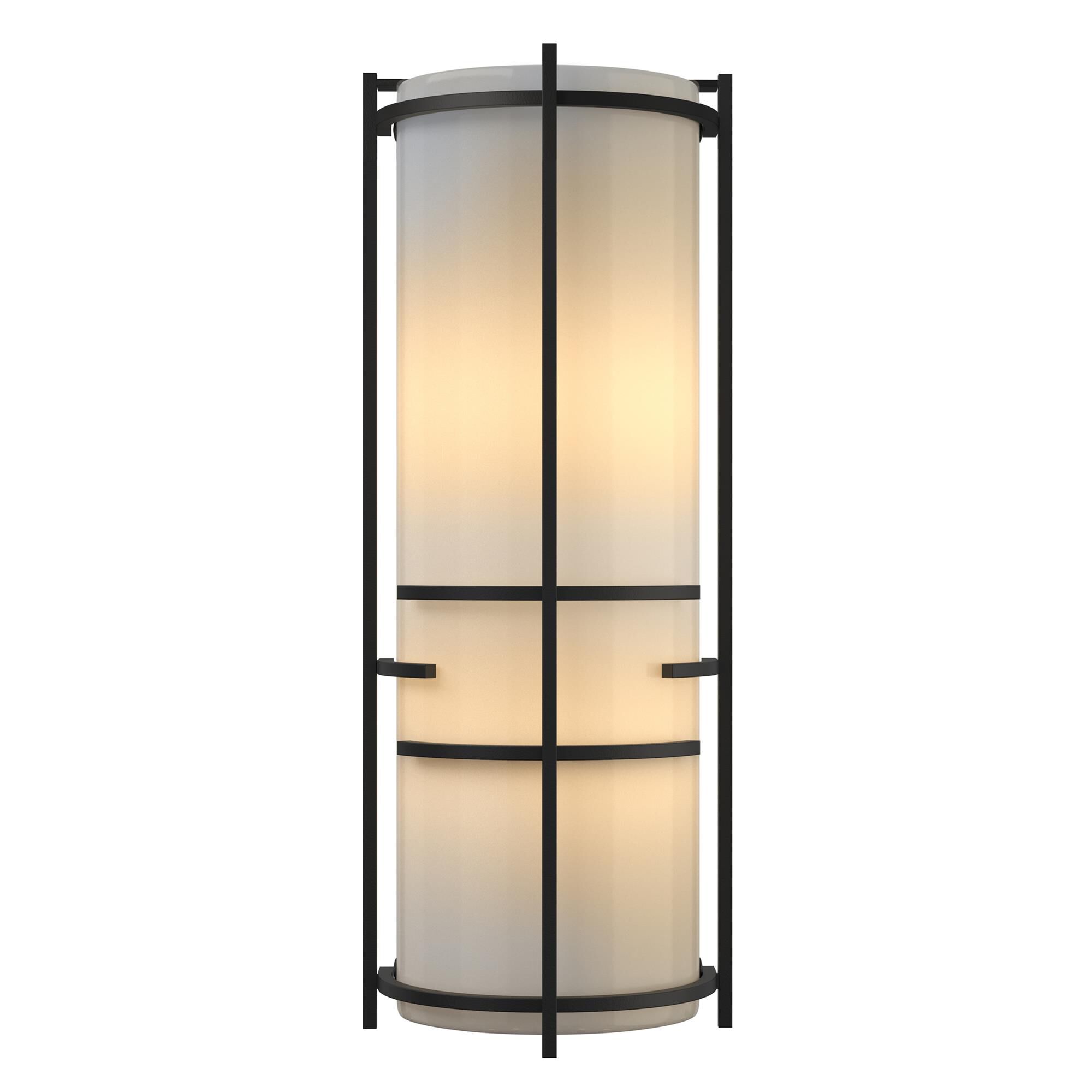 Shown in Black finish and Ivory Art  glass