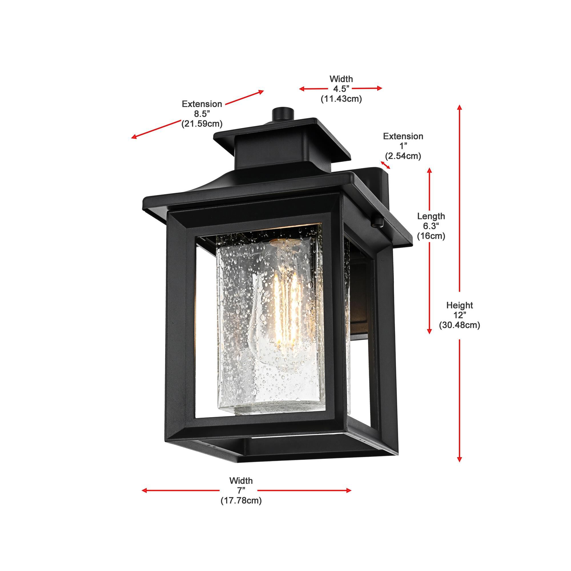 Judson 7 Inch Outdoor Wall Light by Elegant Lighting