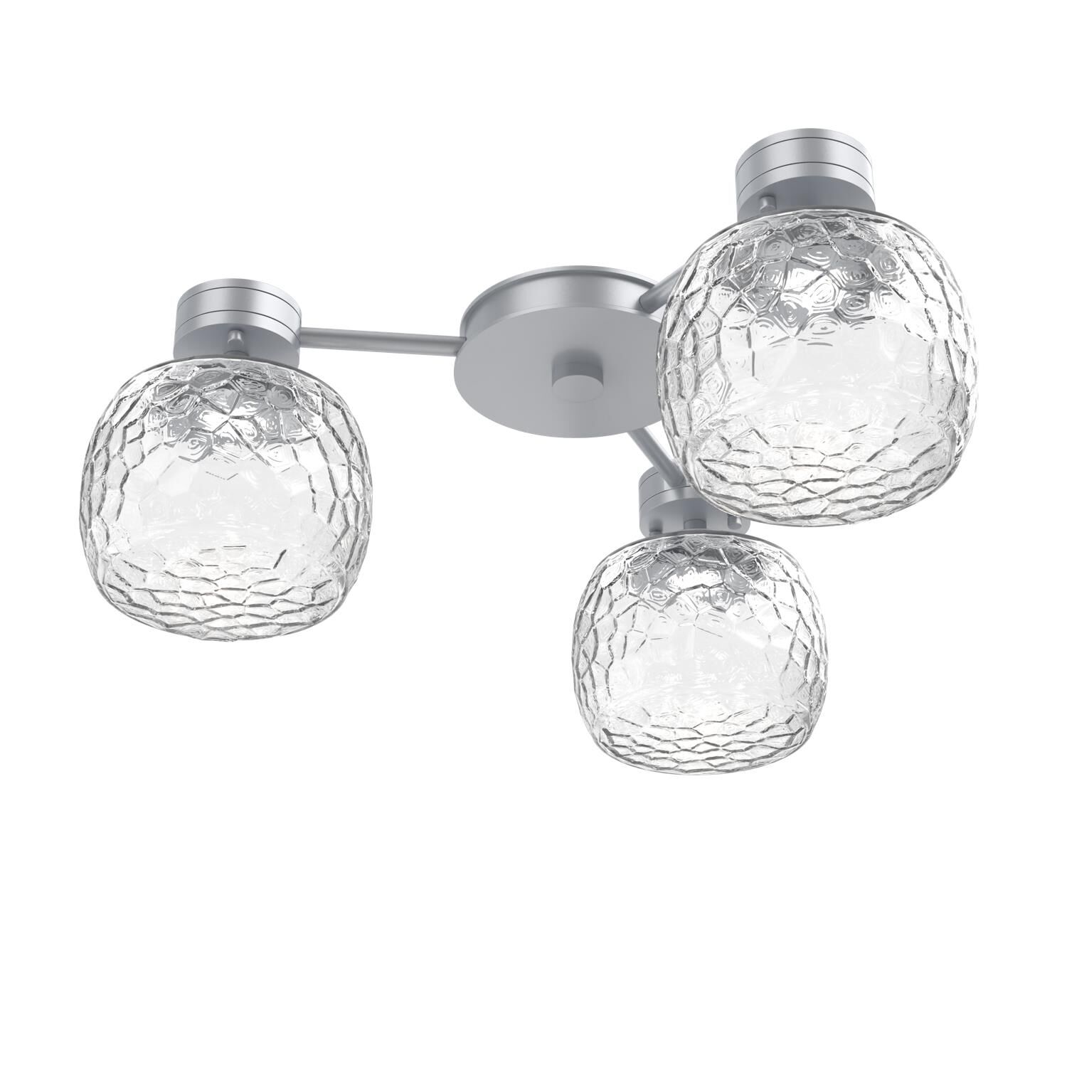 Levi Wilson Vessel 24 Inch Semi Flush Mount by Hammerton Studio