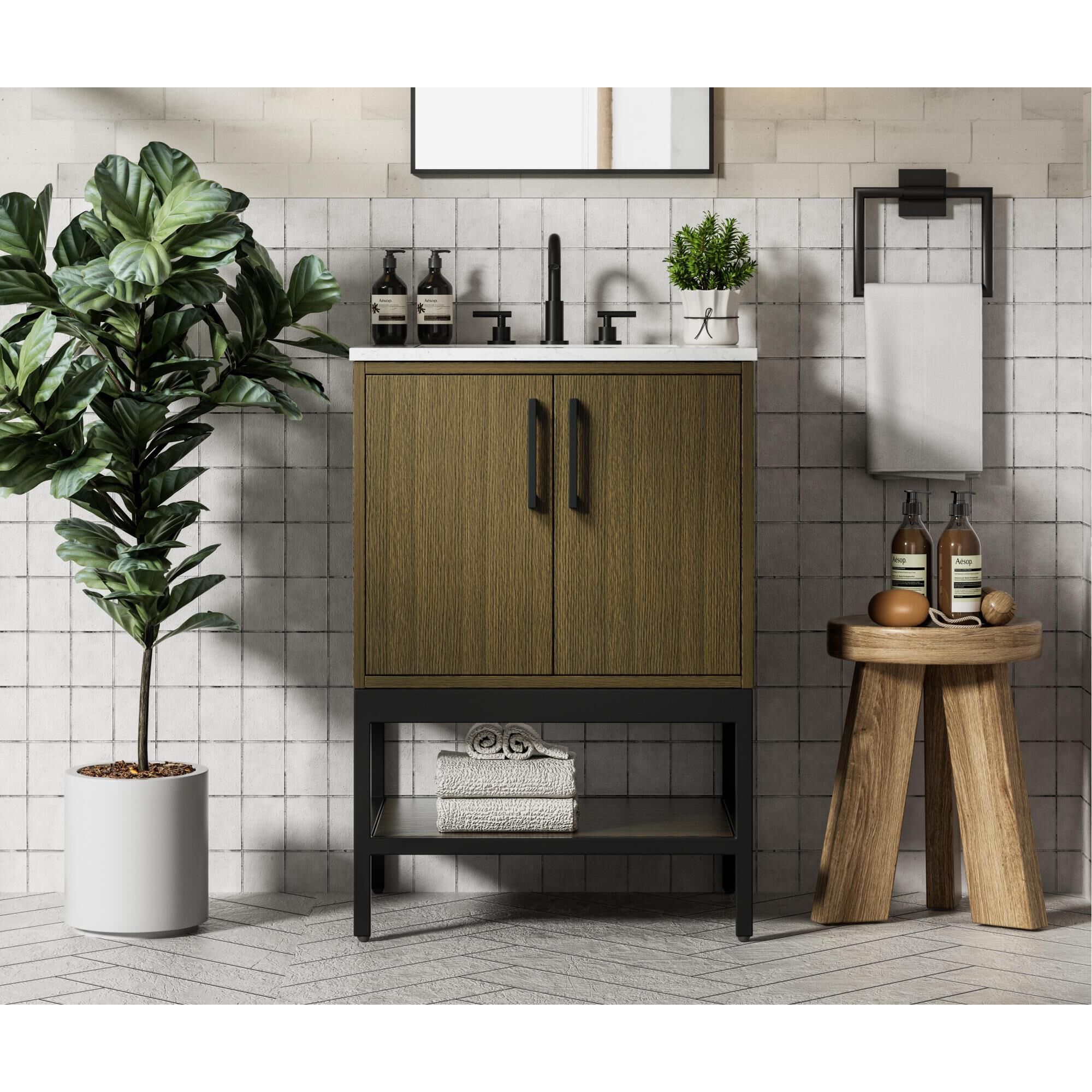 Shown in Chestnut Brown finish