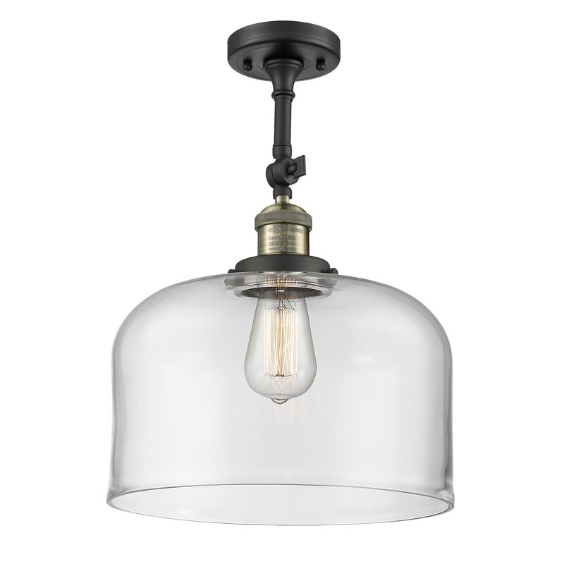 Bruno Marashlian Bell 12 Inch 1 Light Semi Flush Mount by Innovations Lighting
