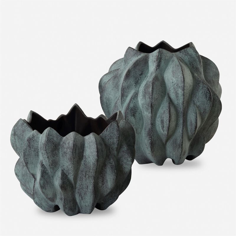 Renee Wightman Verdant 10 Inch Vase-Urn by Uttermost